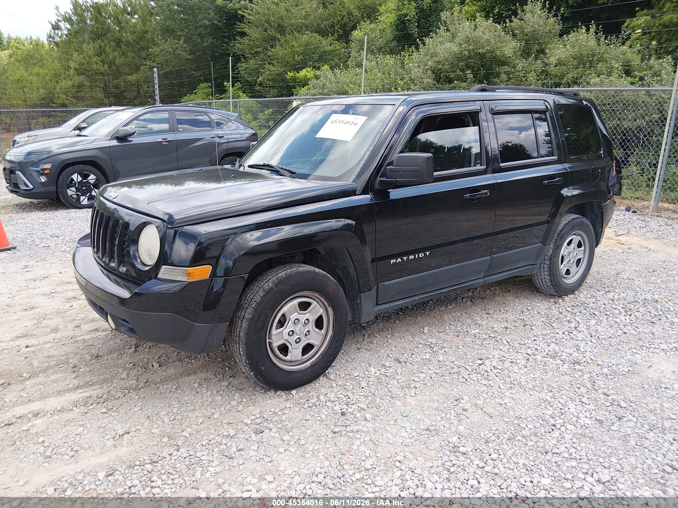 2012 Jeep Patriot Sport Black vin: 1C4NJPBA4CD648469