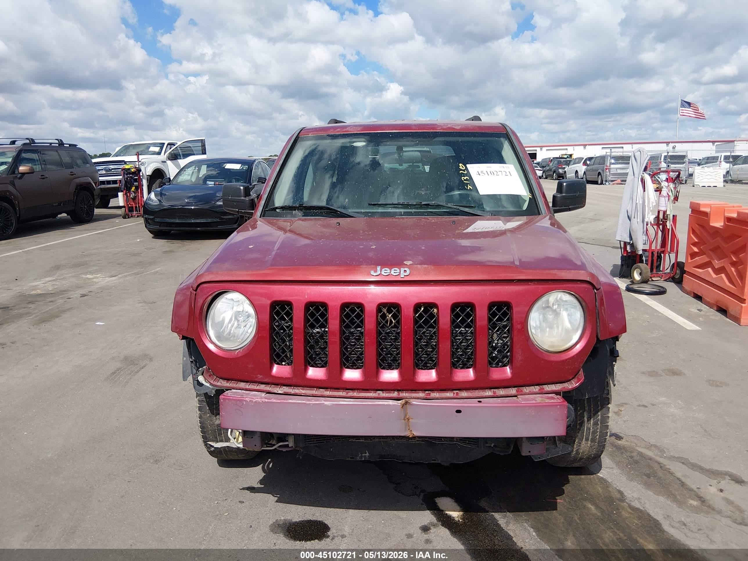 2012 Jeep Patriot Sport Red vin: 1C4NJPBA4CD673498