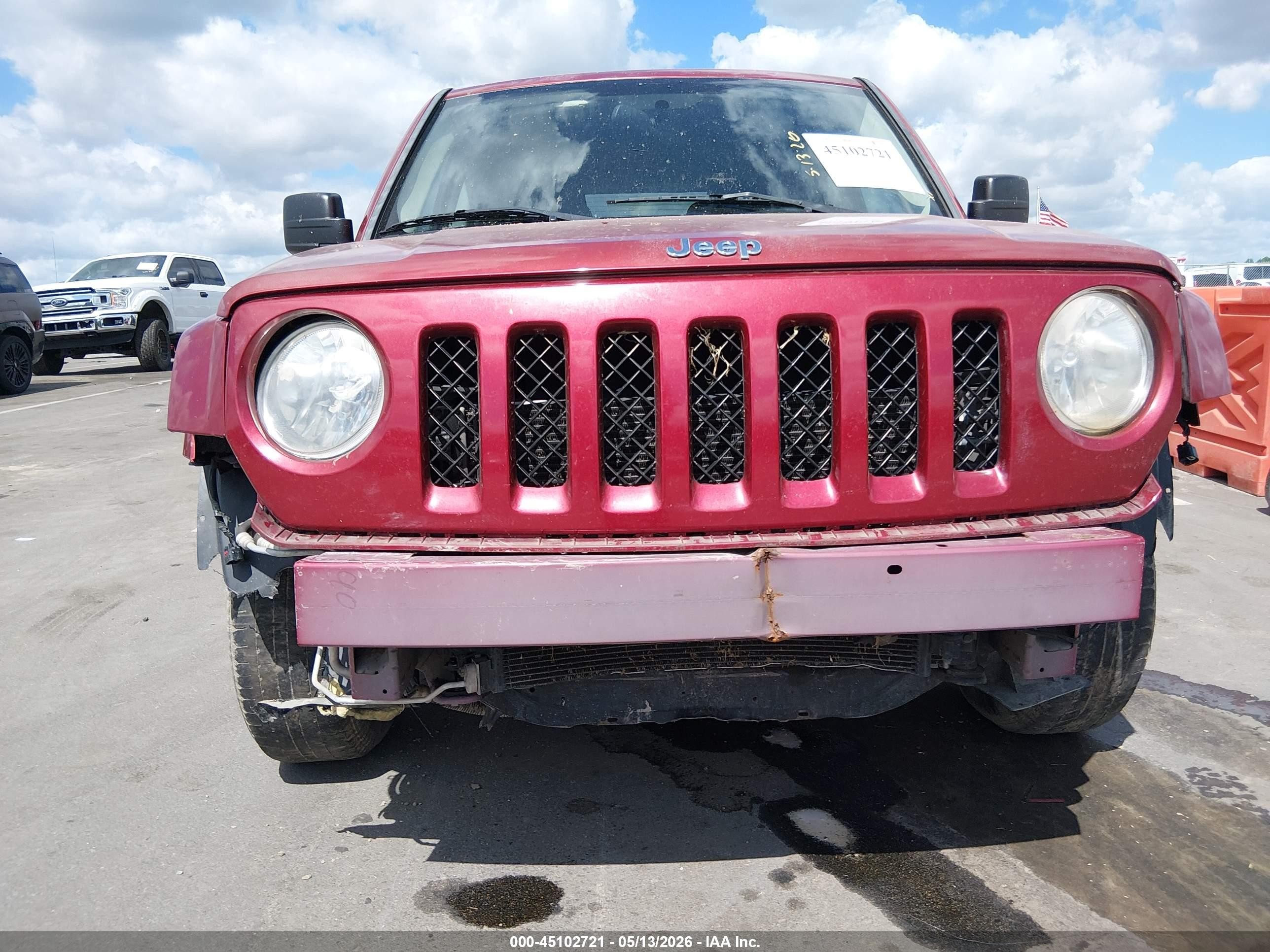 2012 Jeep Patriot Sport Red vin: 1C4NJPBA4CD673498