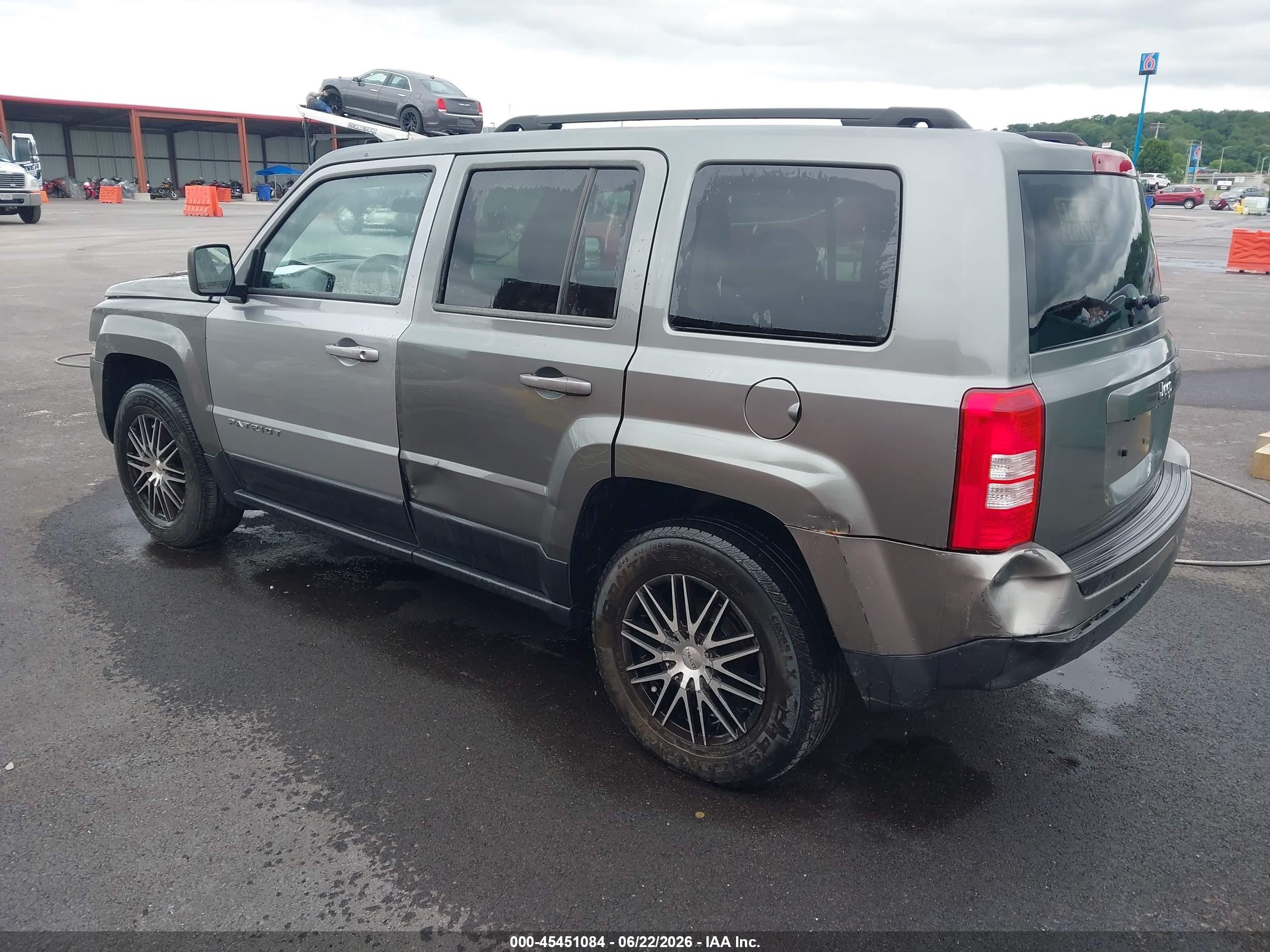 2014 Jeep Patriot Sport Gray vin: 1C4NJPBA4ED523653