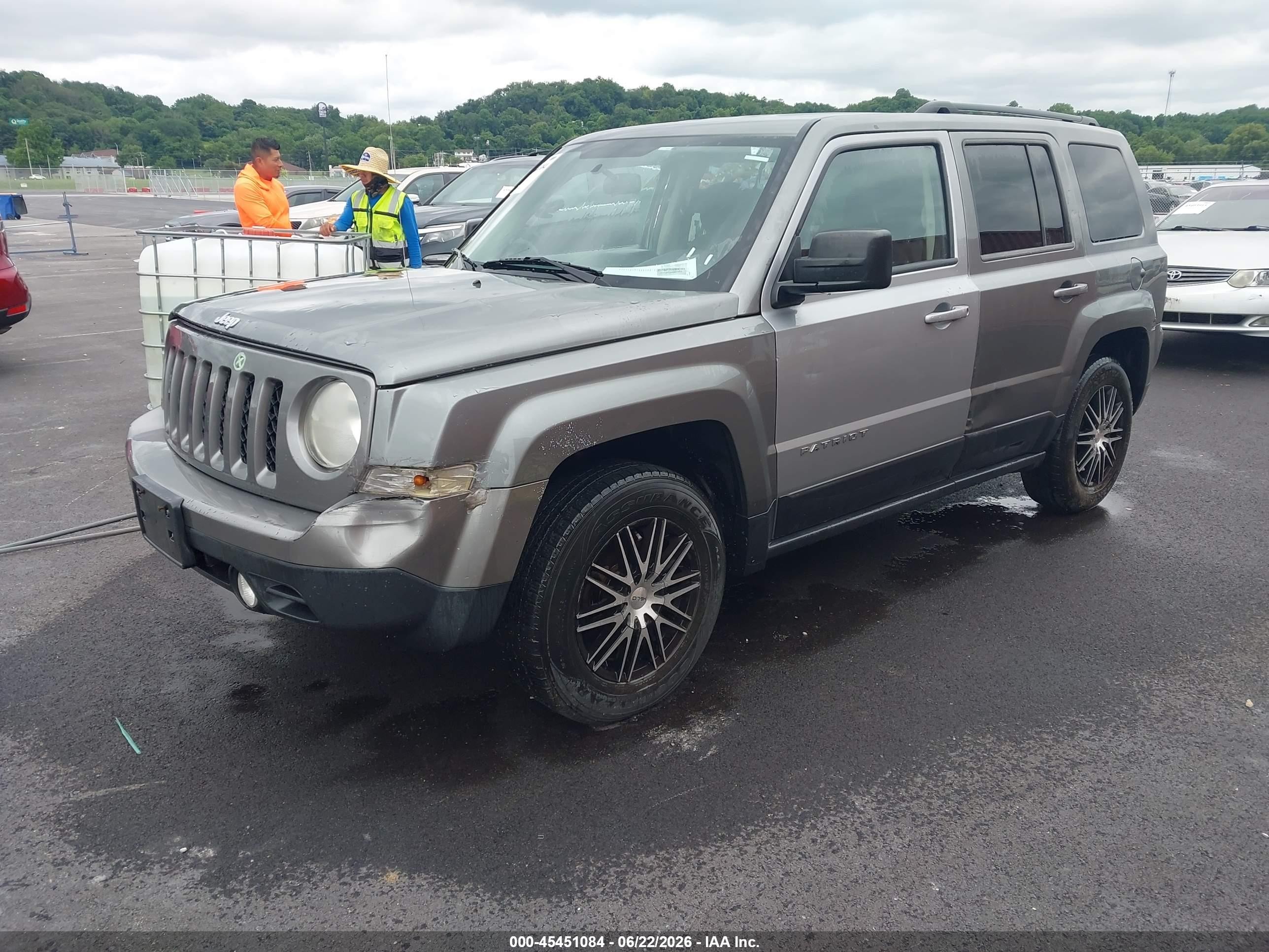 2014 Jeep Patriot Sport Gray vin: 1C4NJPBA4ED523653