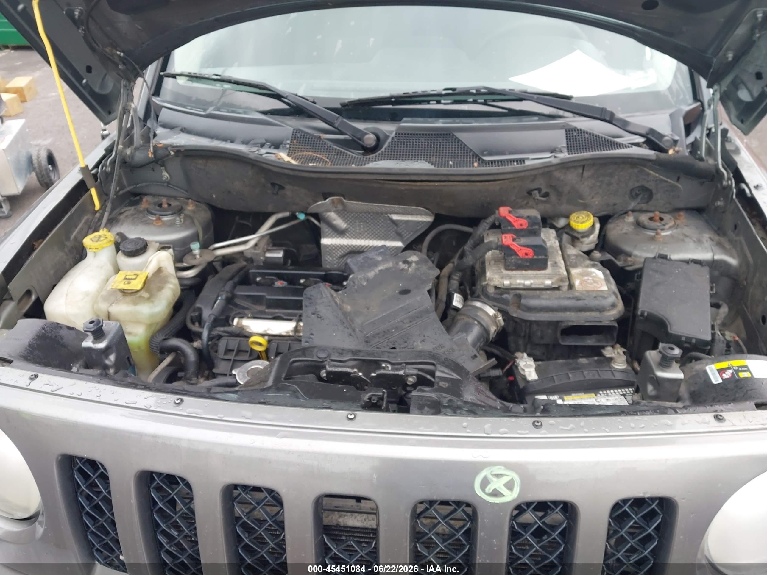 2014 Jeep Patriot Sport Gray vin: 1C4NJPBA4ED523653