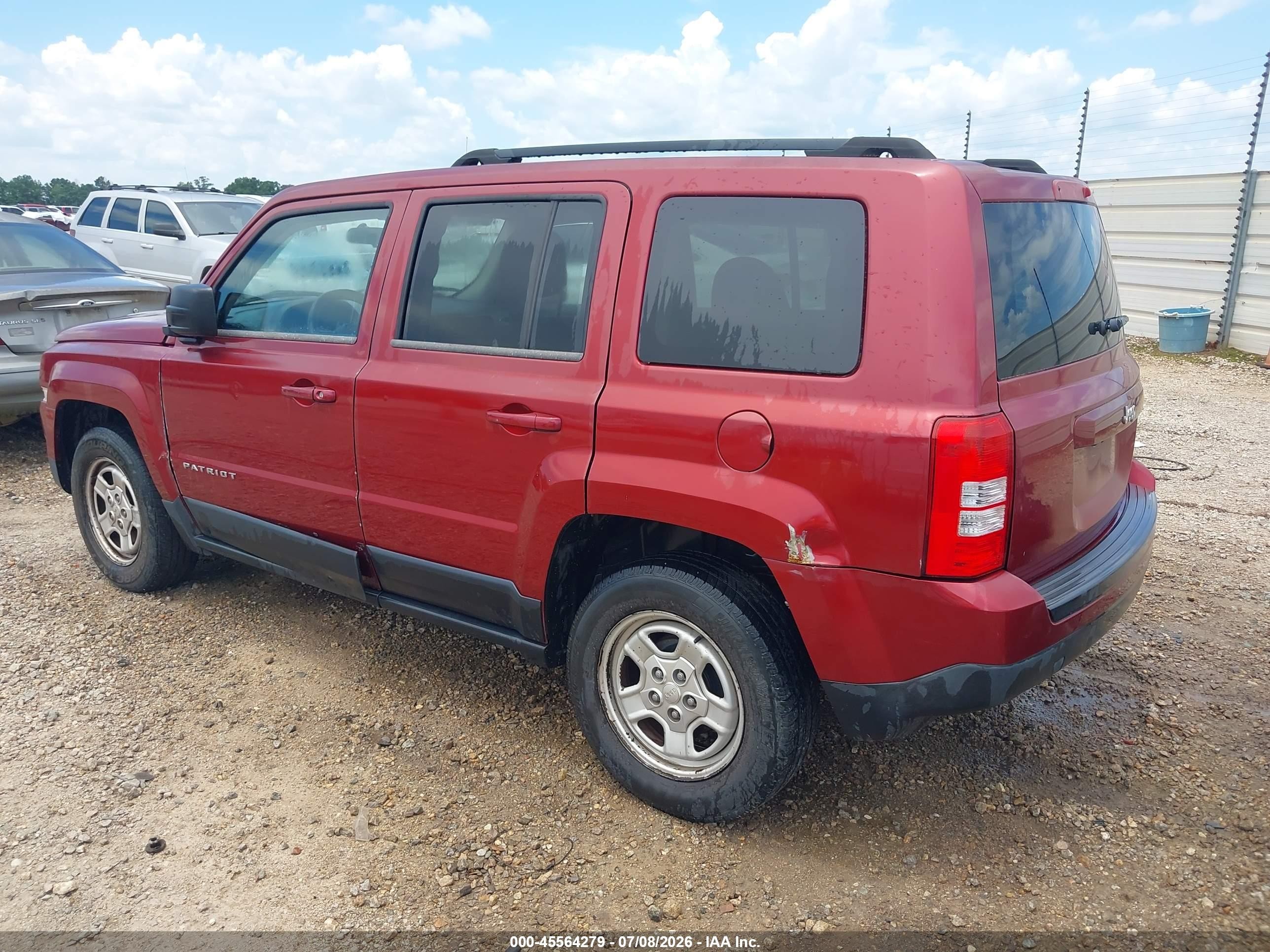2014 Jeep Patriot Sport Red vin: 1C4NJPBA4ED545572