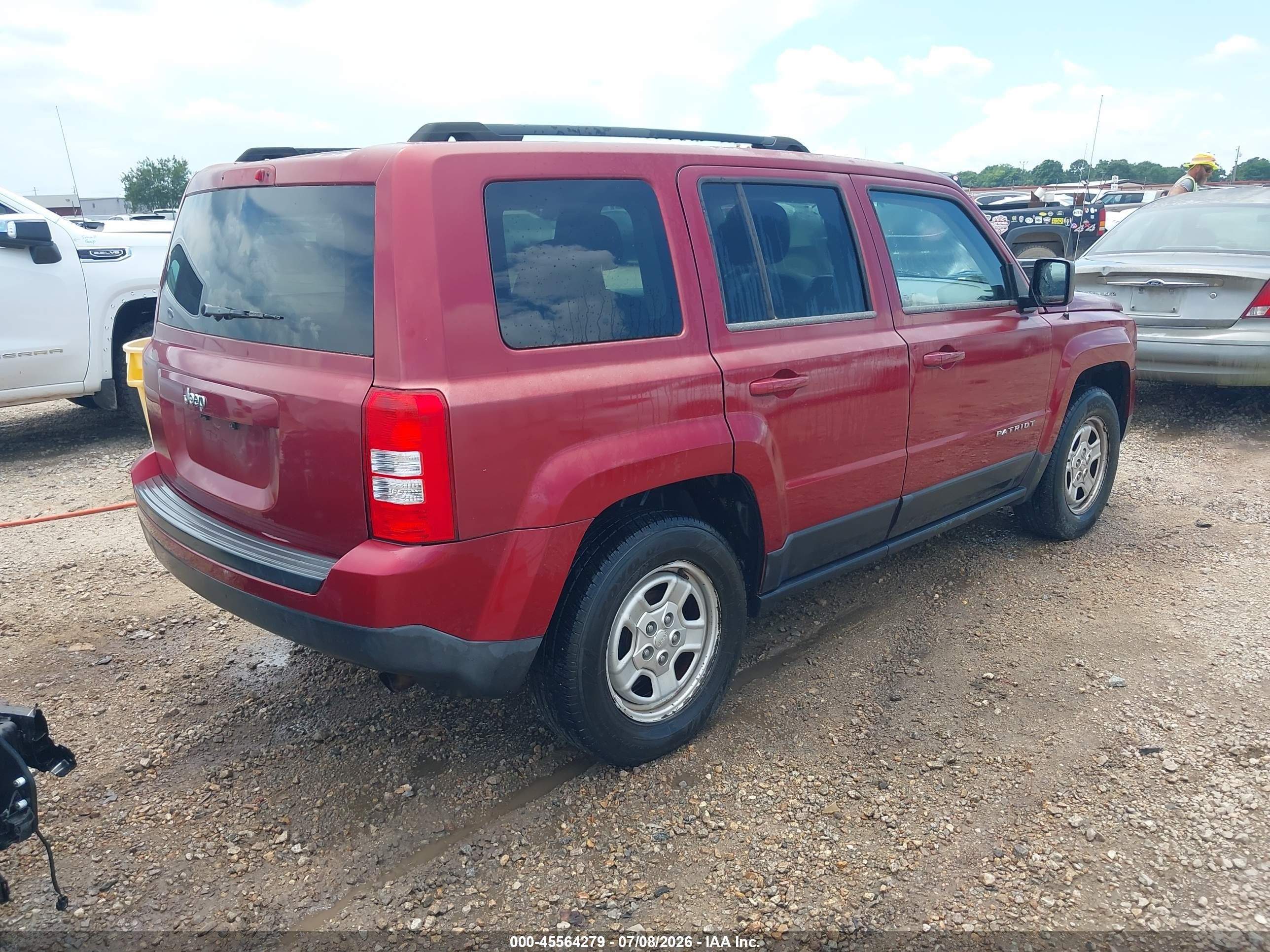 2014 Jeep Patriot Sport Red vin: 1C4NJPBA4ED545572