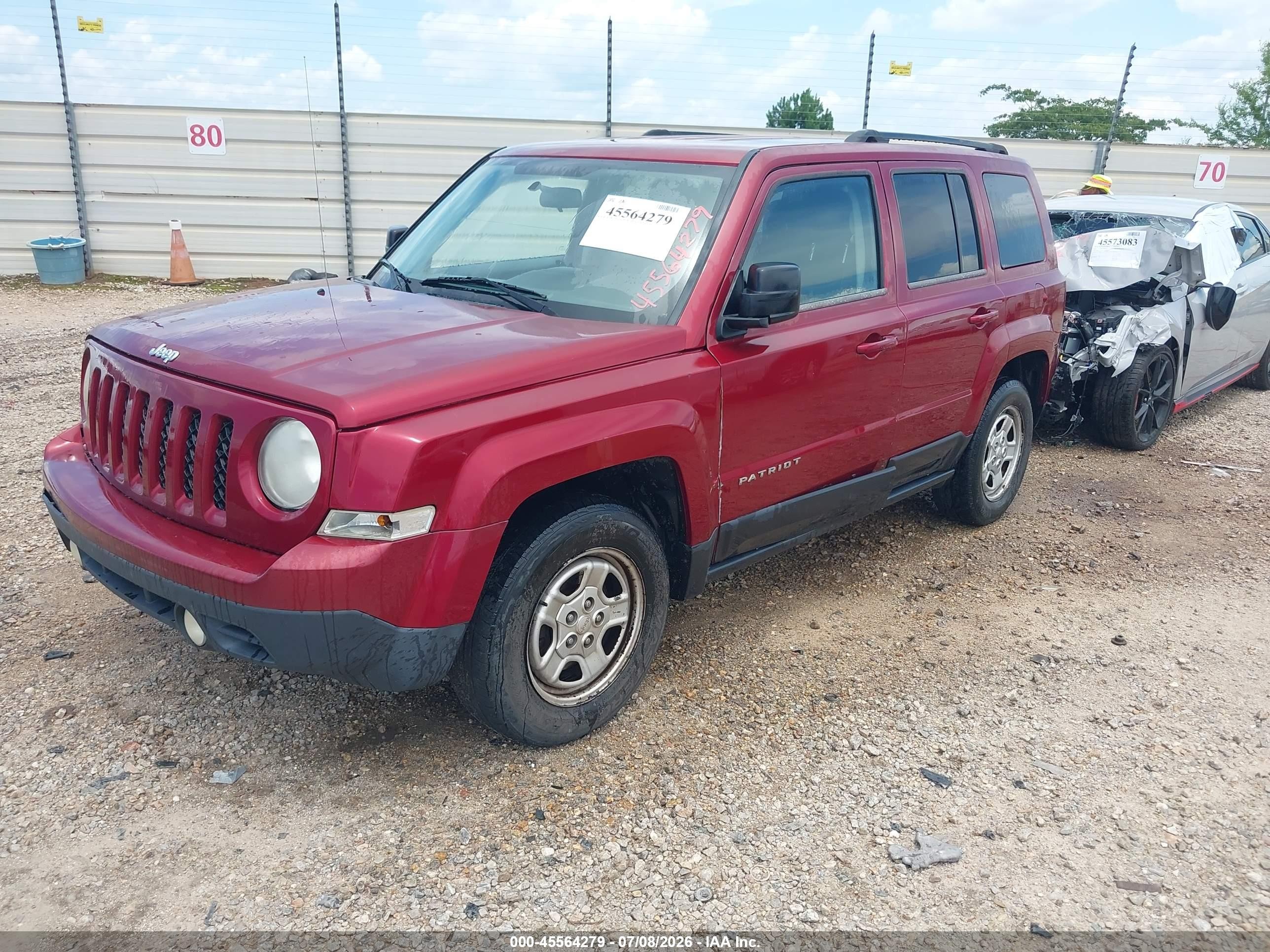 2014 Jeep Patriot Sport Red vin: 1C4NJPBA4ED545572