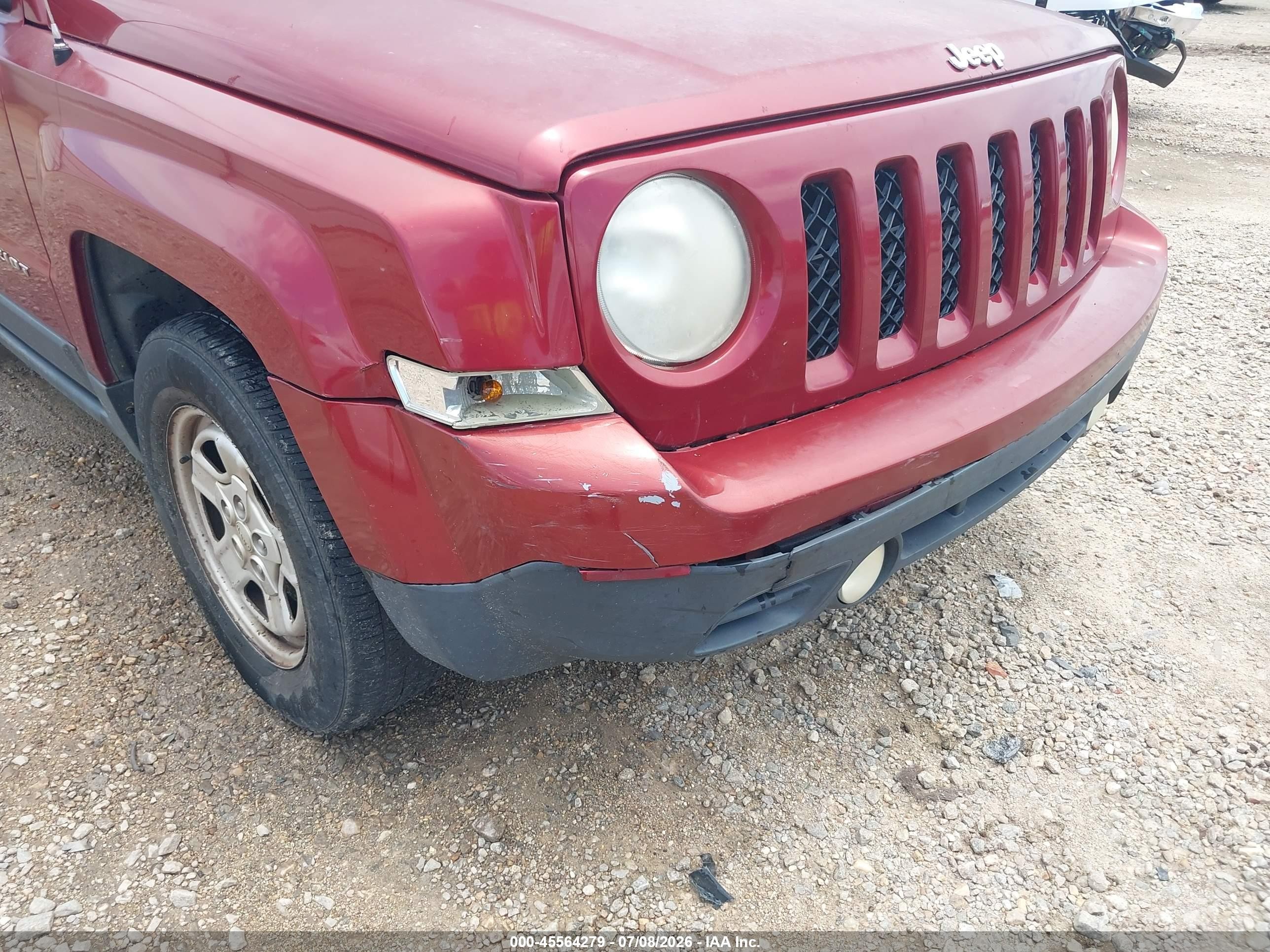 2014 Jeep Patriot Sport Red vin: 1C4NJPBA4ED545572