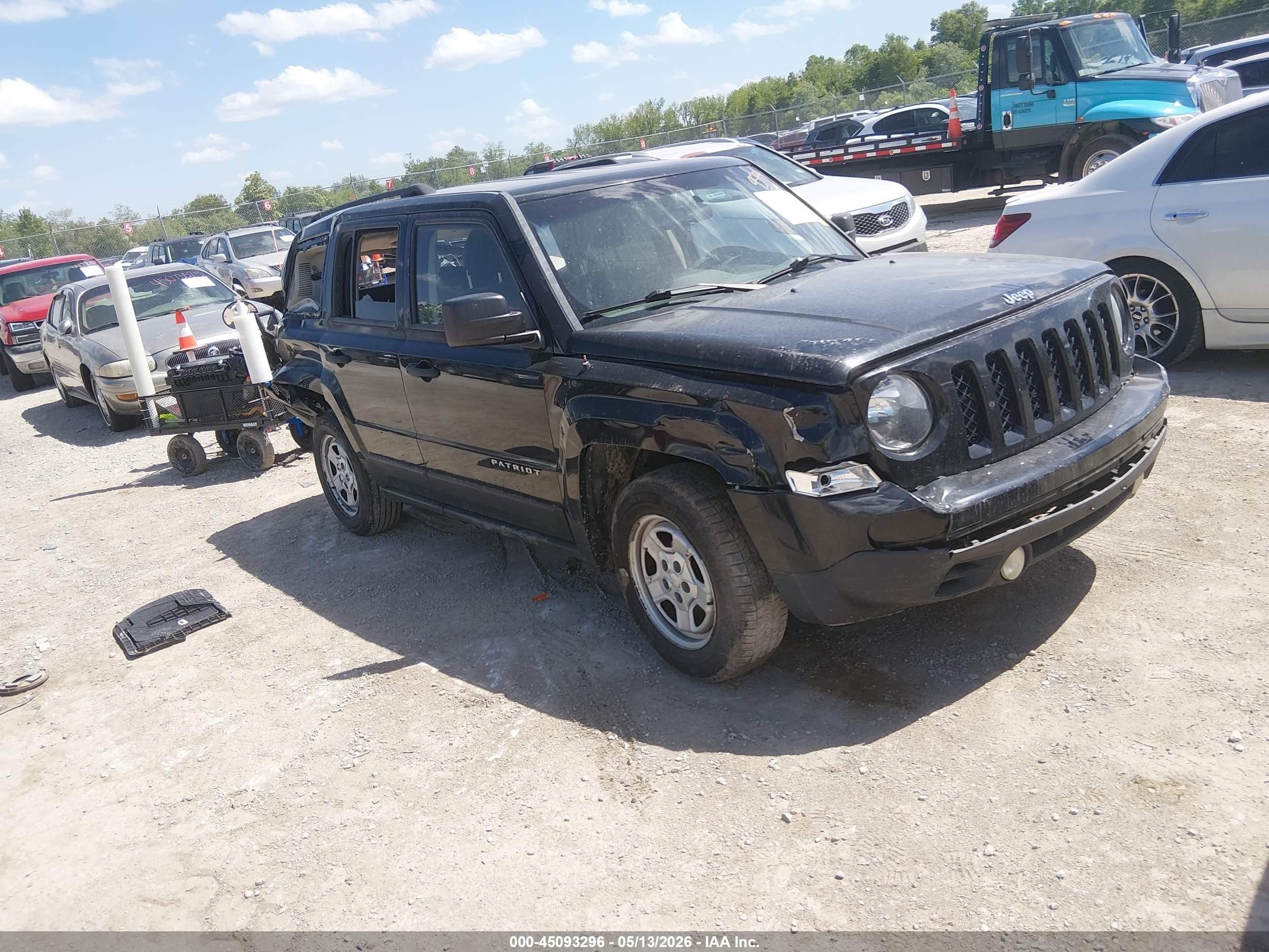 2015 Jeep Patriot Sport Black vin: 1C4NJPBA4FD149594