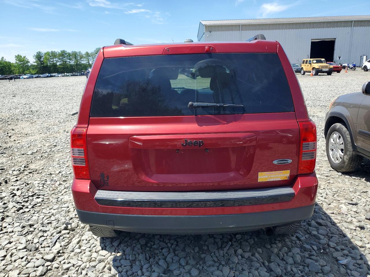 2015 Jeep Patriot Sport Red vin: 1C4NJPBA4FD156674