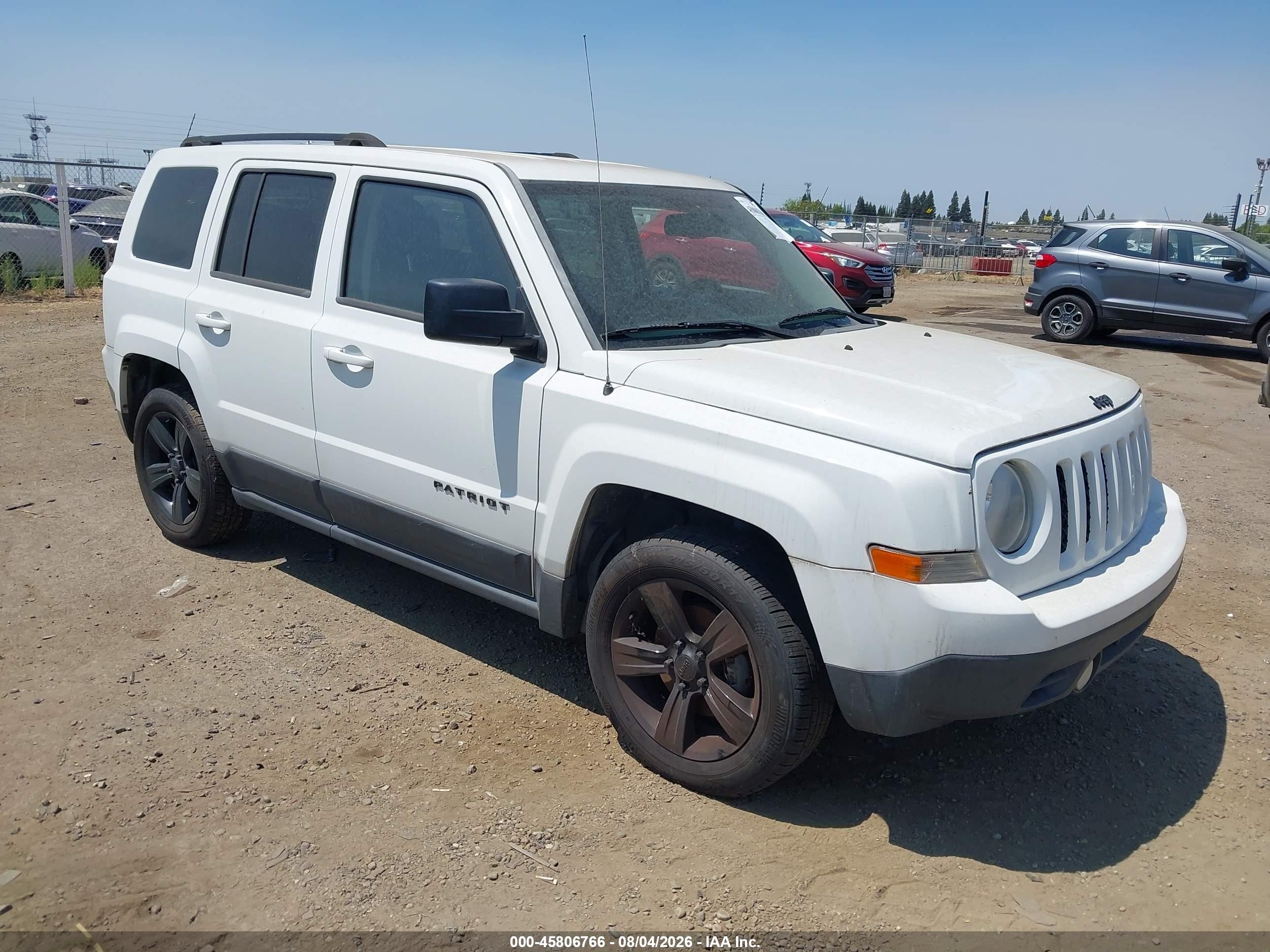 2015 Jeep Patriot Altitude Edition White vin: 1C4NJPBA4FD194468