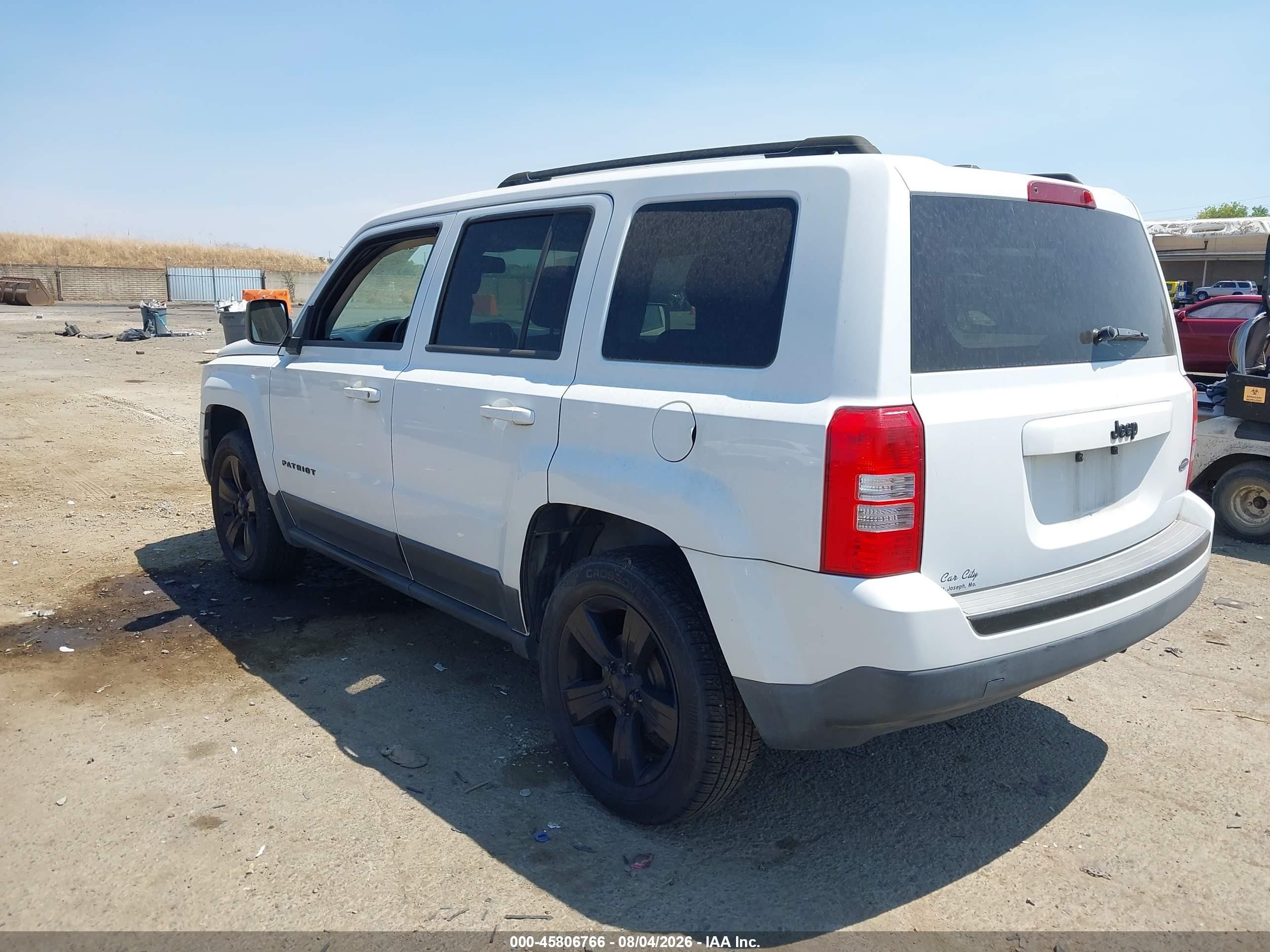 2015 Jeep Patriot Altitude Edition White vin: 1C4NJPBA4FD194468