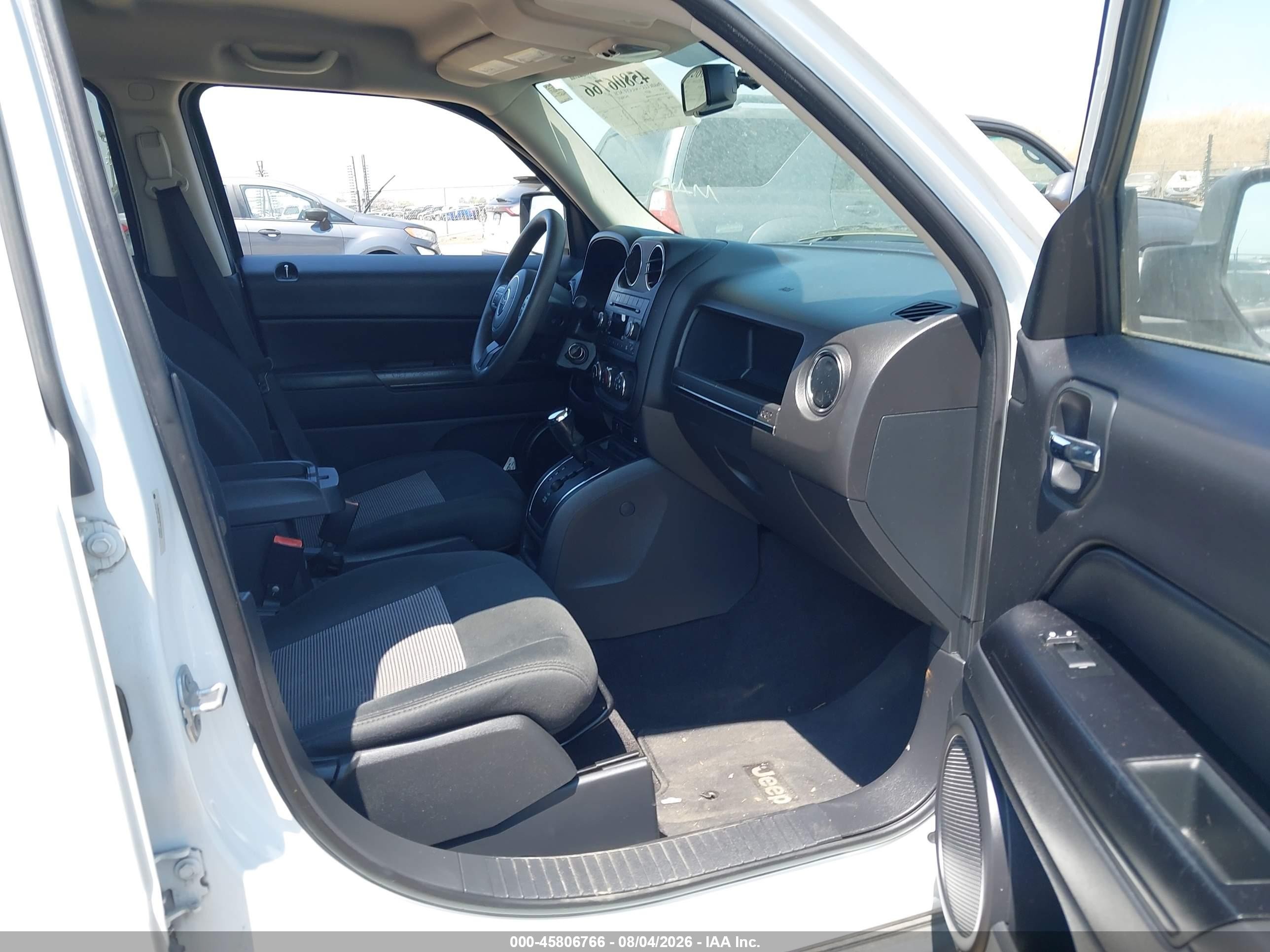 2015 Jeep Patriot Altitude Edition White vin: 1C4NJPBA4FD194468