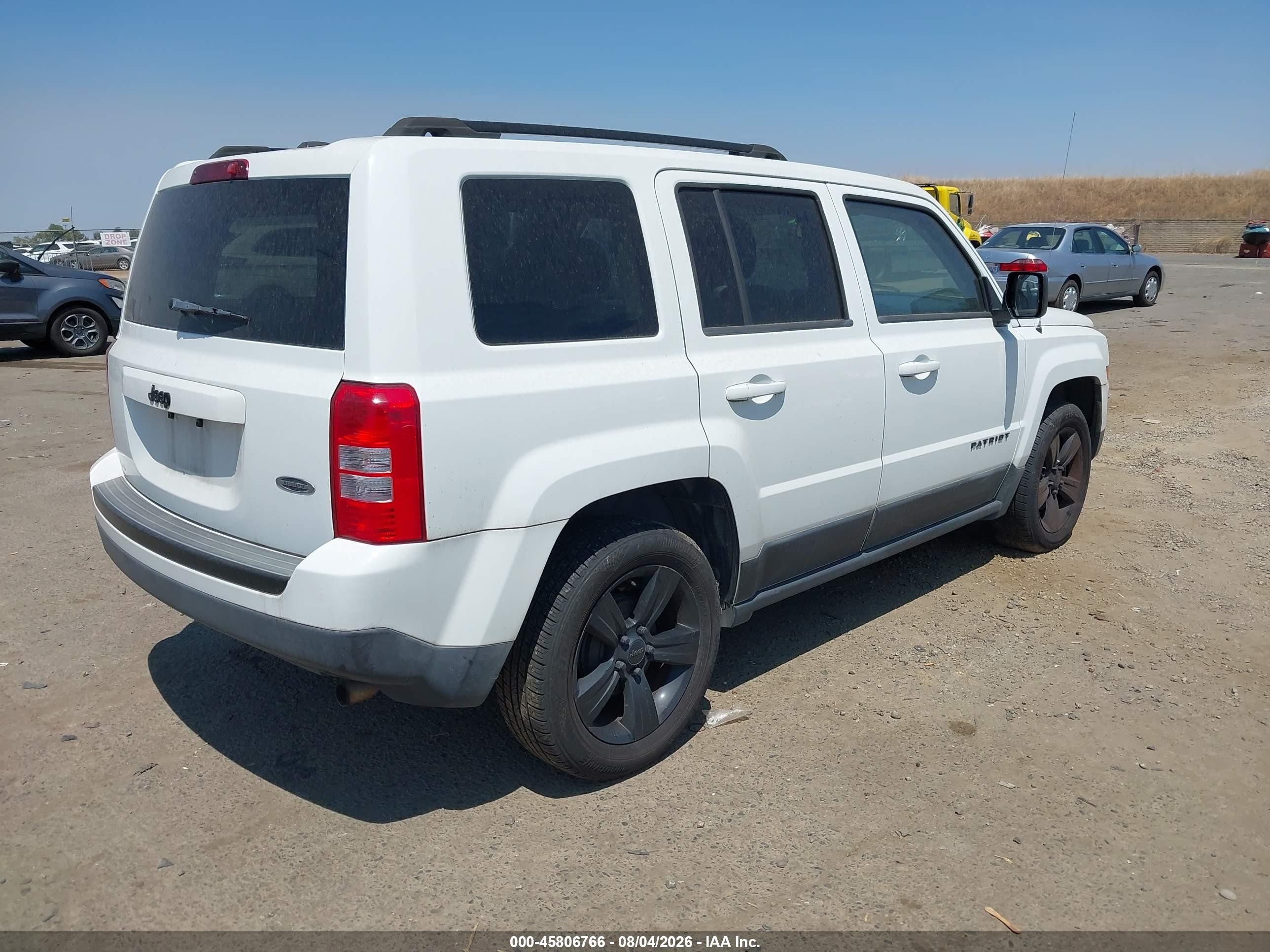 2015 Jeep Patriot Altitude Edition White vin: 1C4NJPBA4FD194468