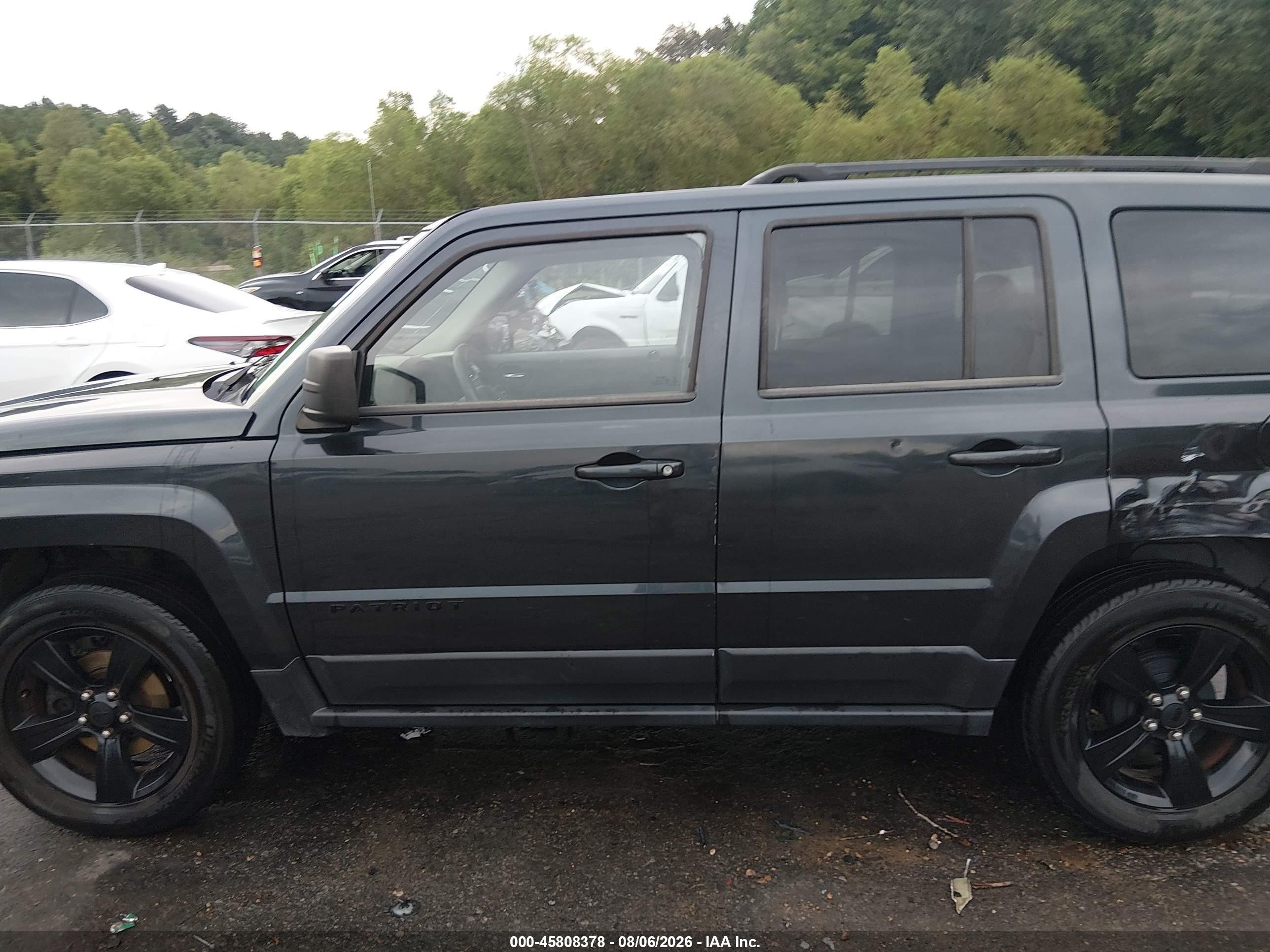 2015 Jeep Patriot Altitude Edition Black vin: 1C4NJPBA4FD219935