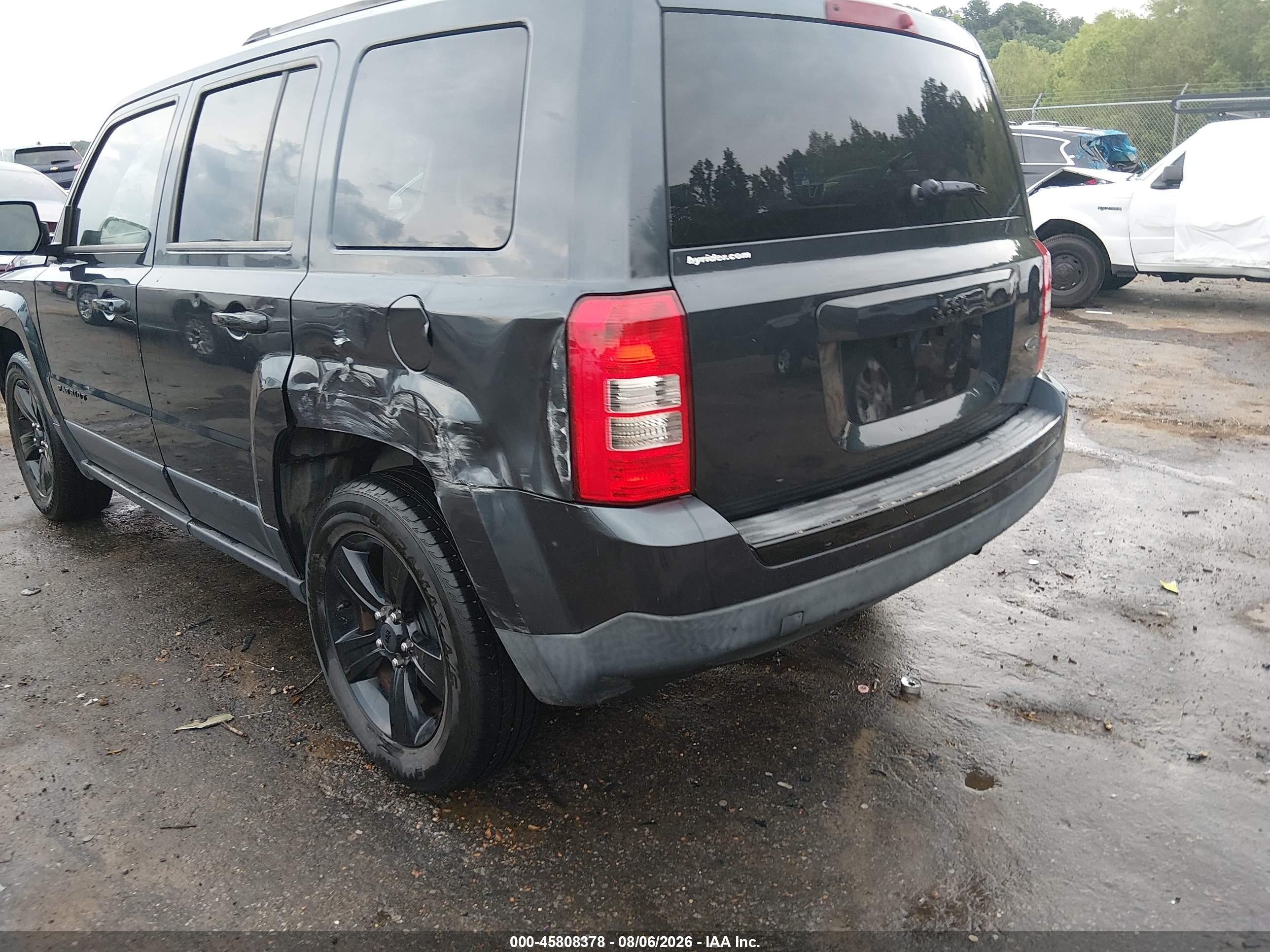 2015 Jeep Patriot Altitude Edition Black vin: 1C4NJPBA4FD219935