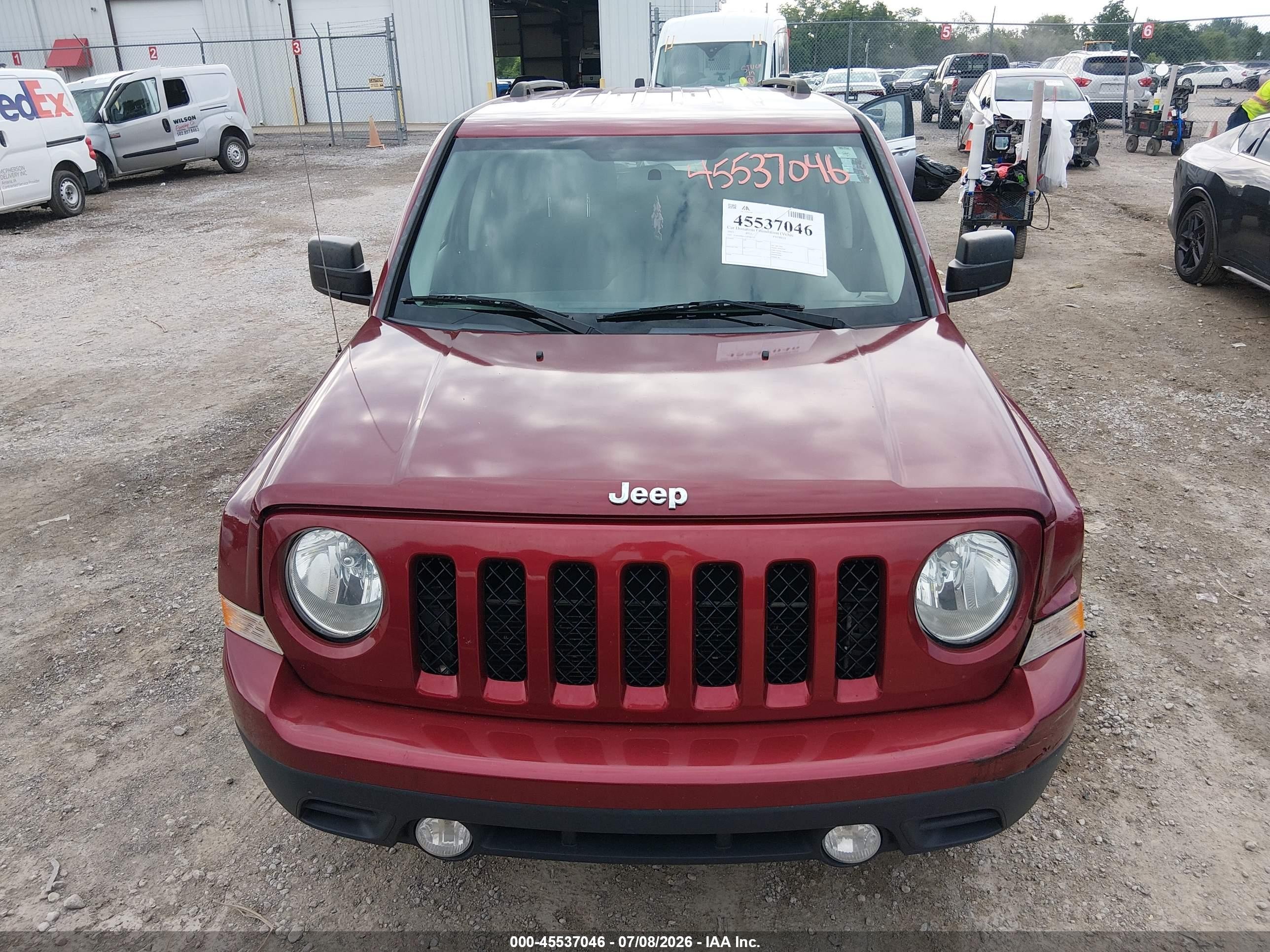 2015 Jeep Patriot Sport Красный vin: 1C4NJPBA4FD280735