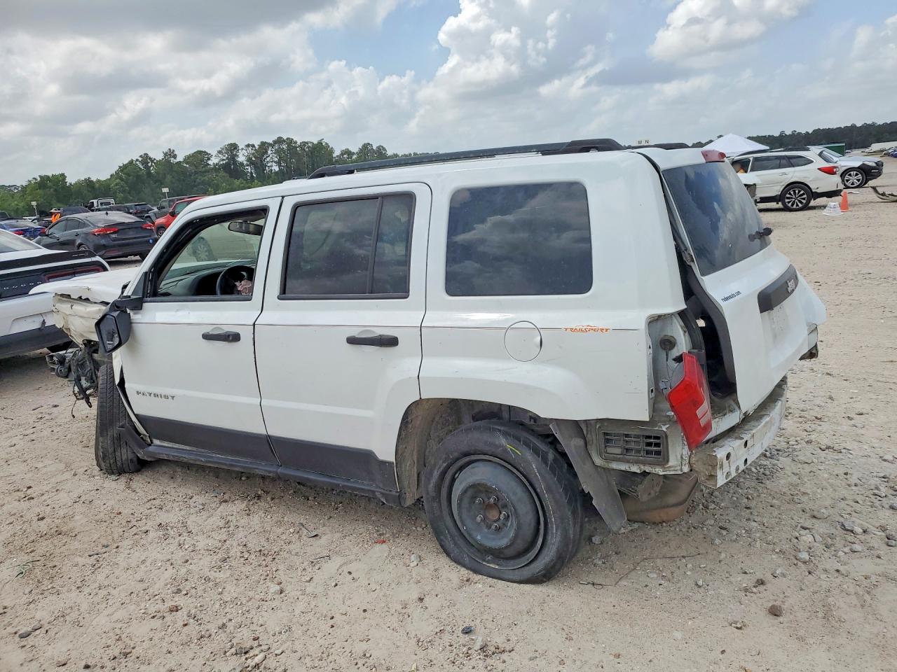 2015 Jeep Patriot Sport White vin: 1C4NJPBA4FD281240