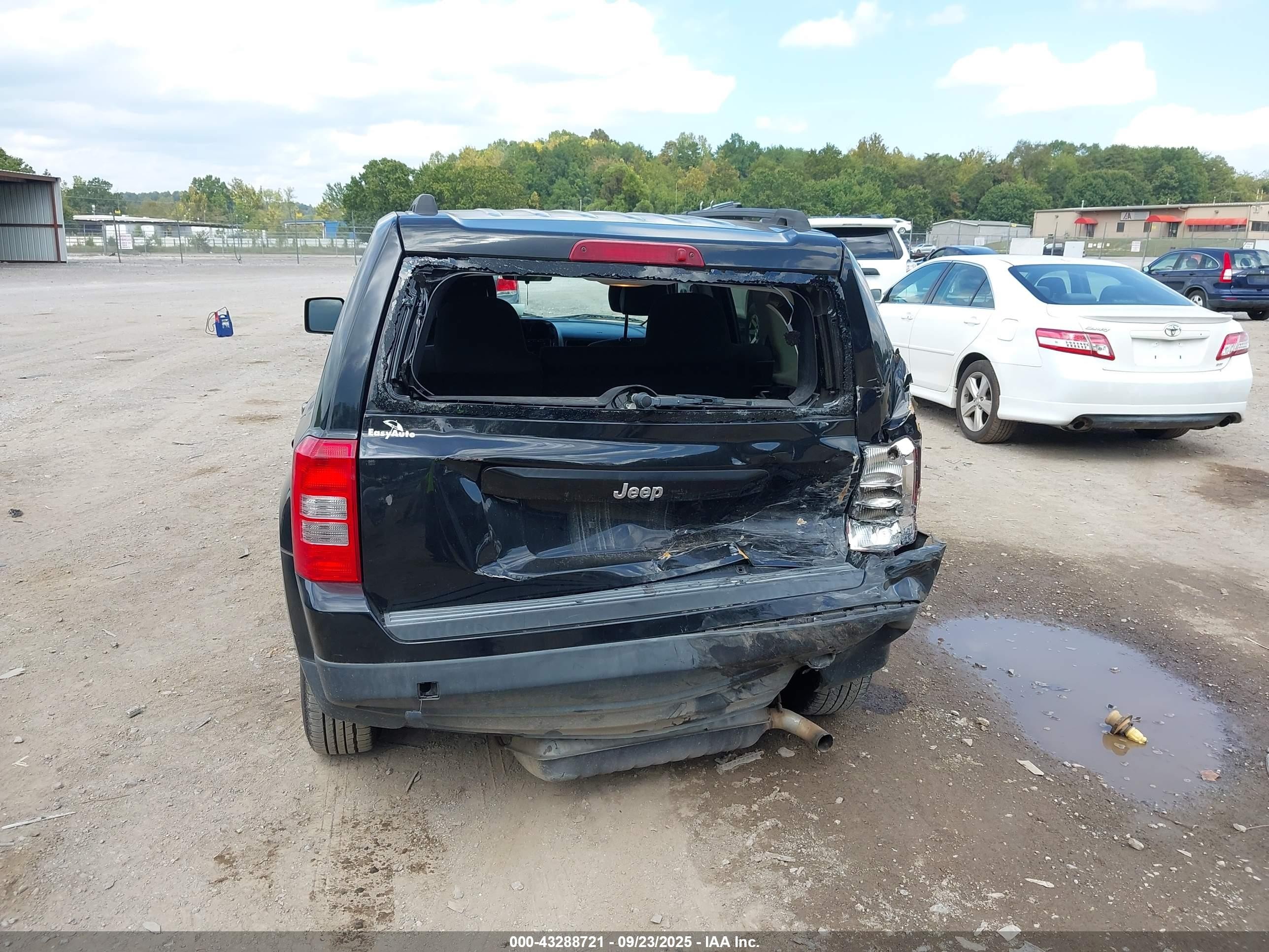 2015 Jeep Patriot Sport Черный vin: 1C4NJPBA4FD317895