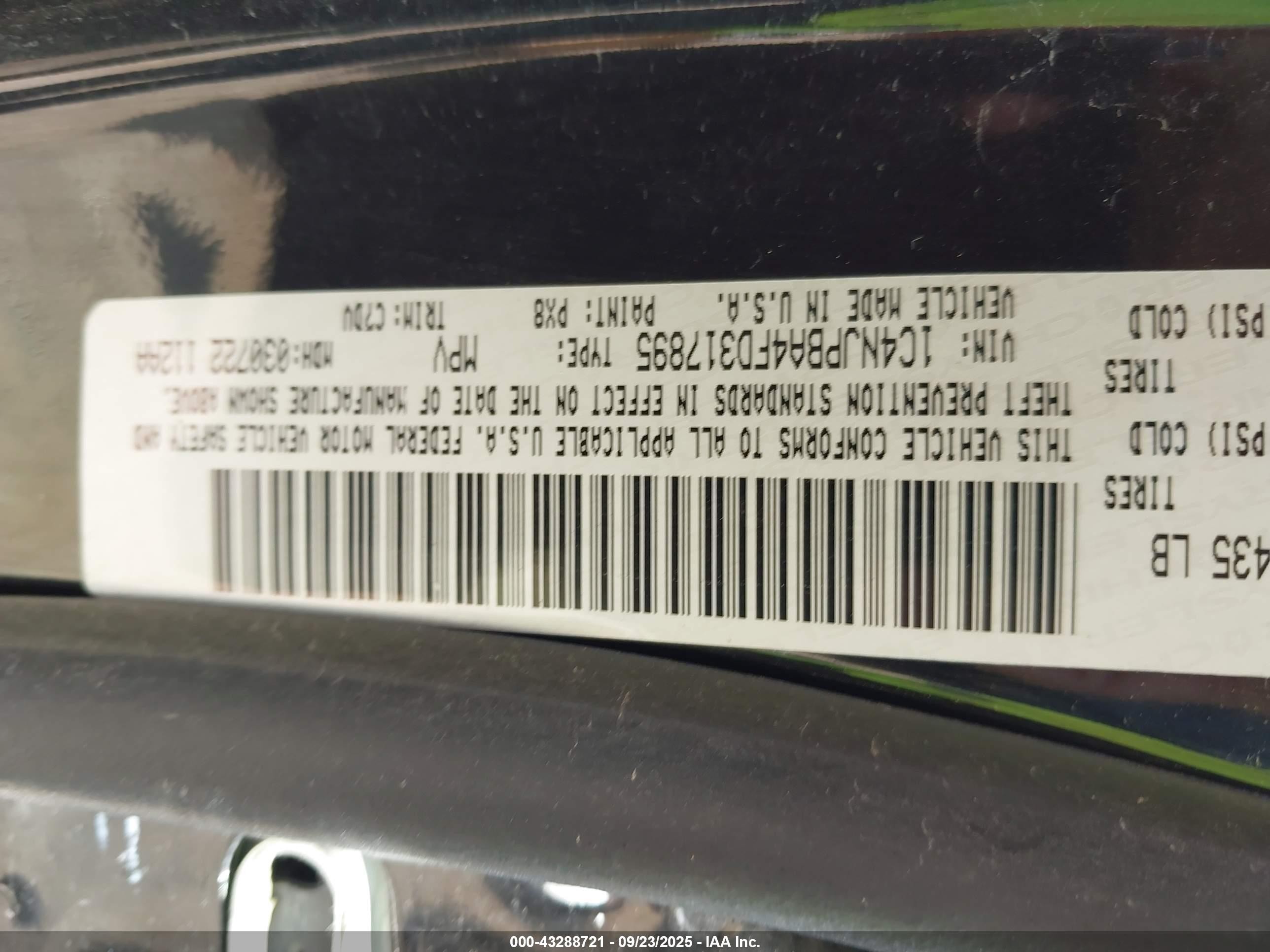2015 Jeep Patriot Sport Черный vin: 1C4NJPBA4FD317895