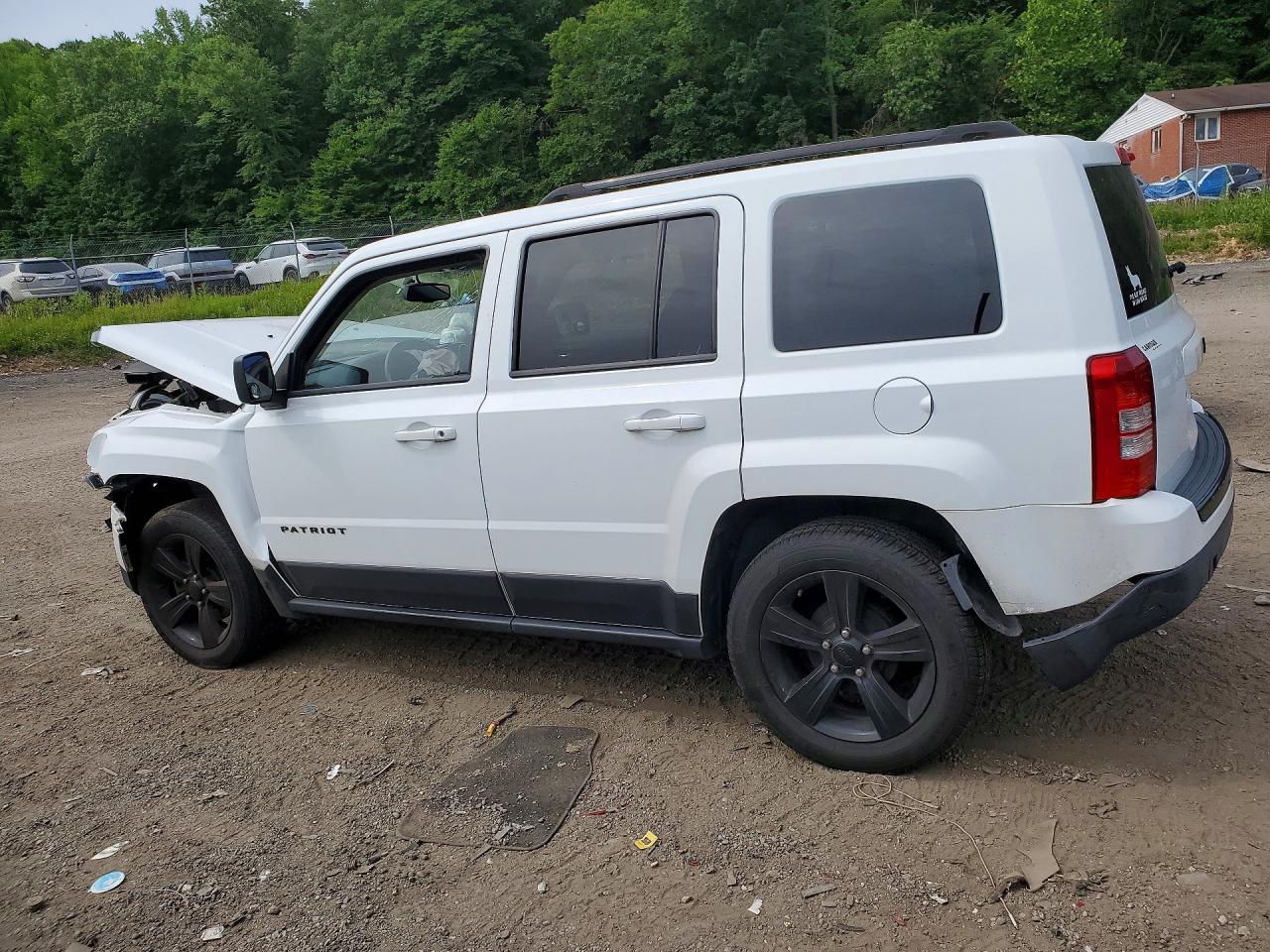 2015 Jeep Patriot Sport White vin: 1C4NJPBA4FD318786