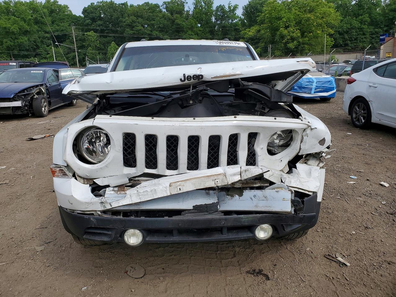 2015 Jeep Patriot Sport White vin: 1C4NJPBA4FD318786