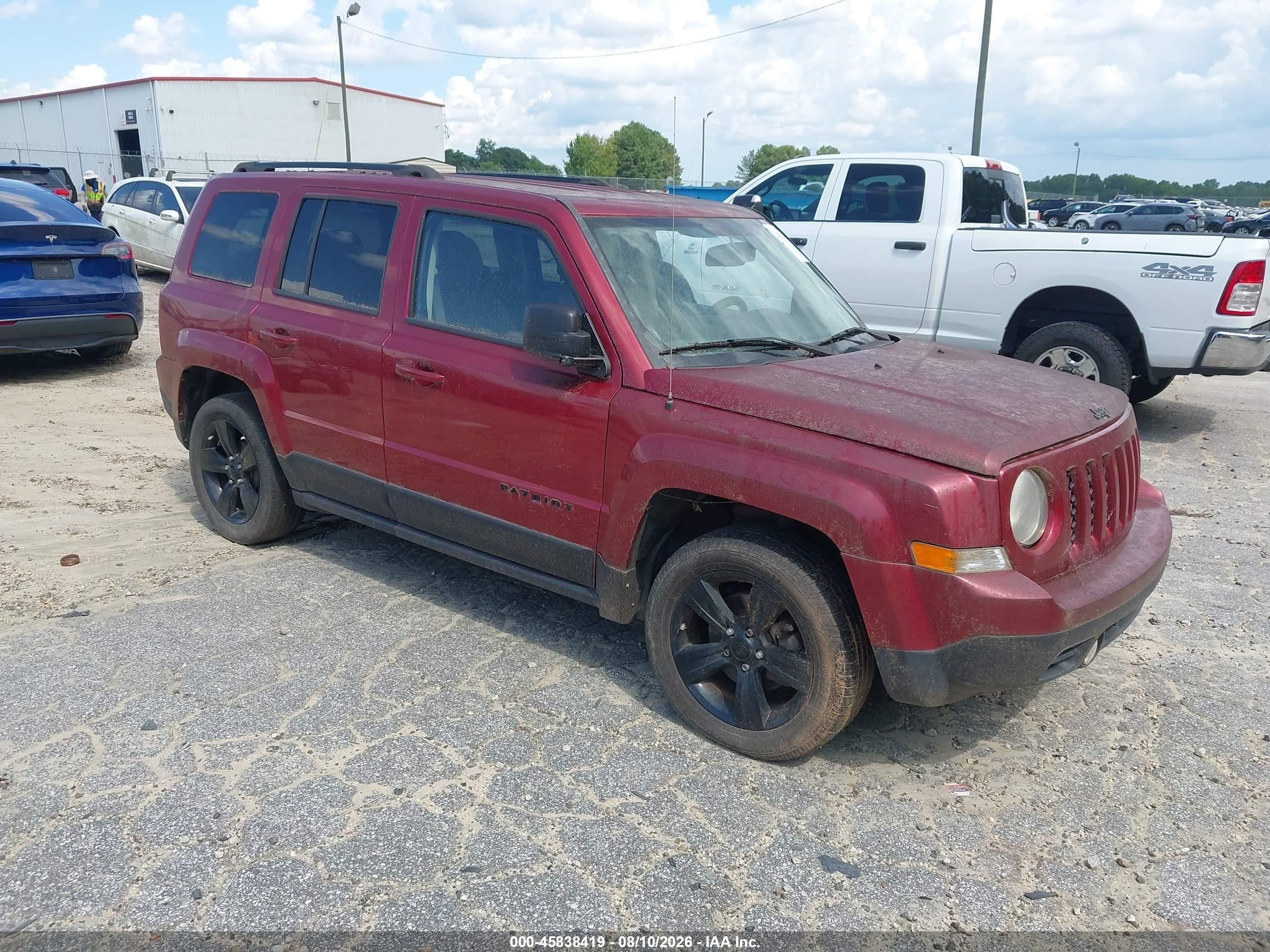 2015 Jeep Patriot Altitude Edition Maroon vin: 1C4NJPBA4FD361606