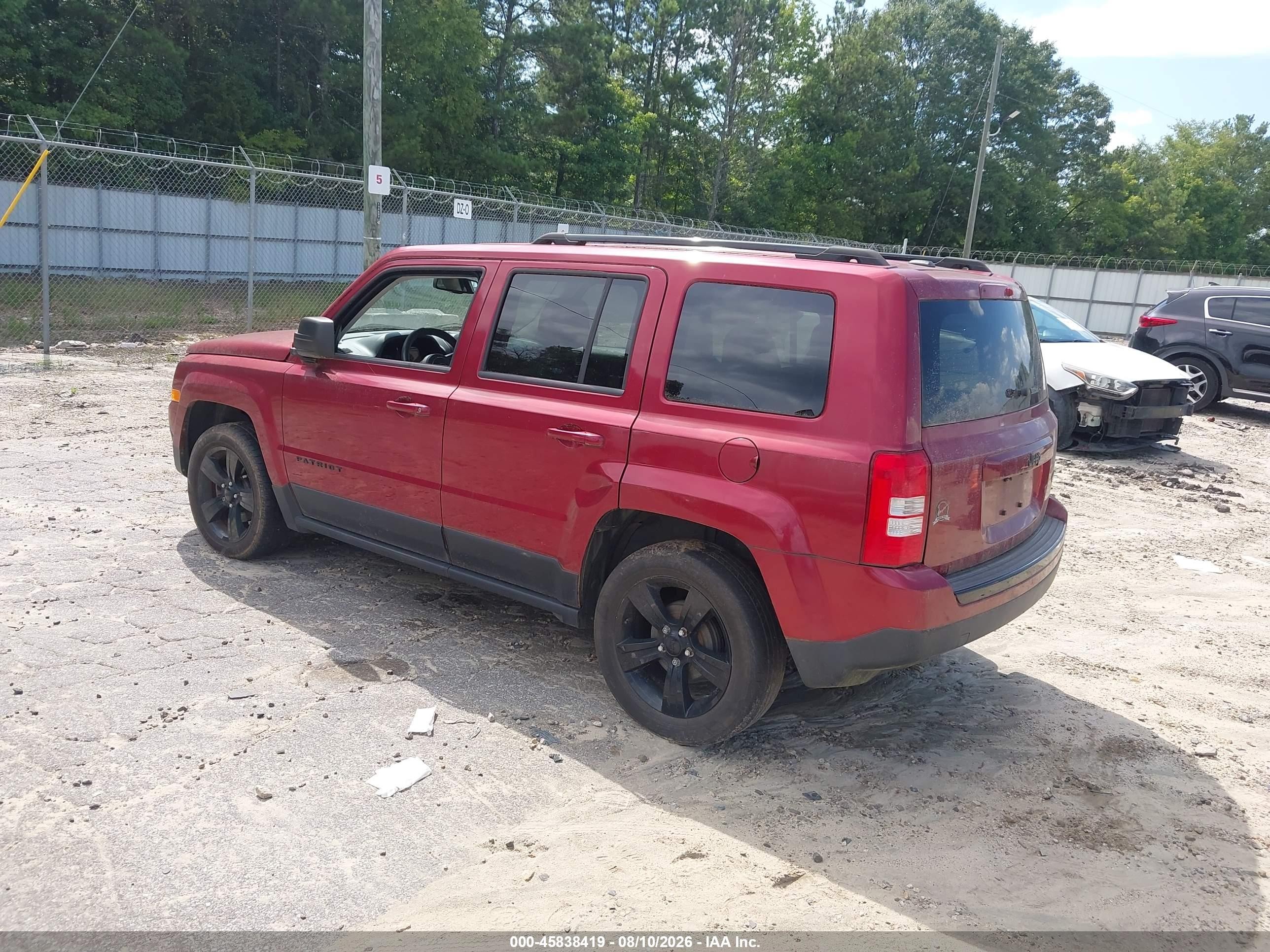 2015 Jeep Patriot Altitude Edition Maroon vin: 1C4NJPBA4FD361606