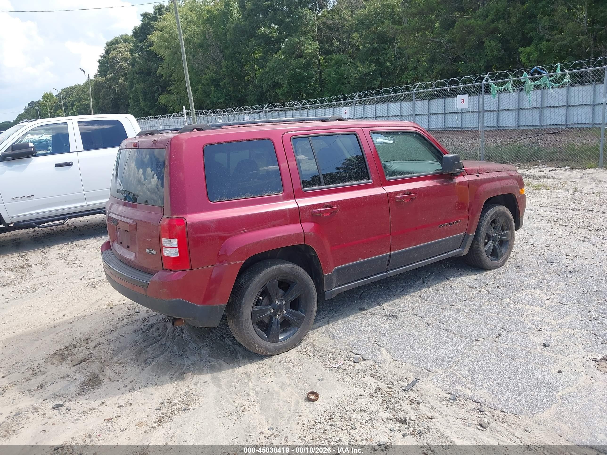 2015 Jeep Patriot Altitude Edition Maroon vin: 1C4NJPBA4FD361606