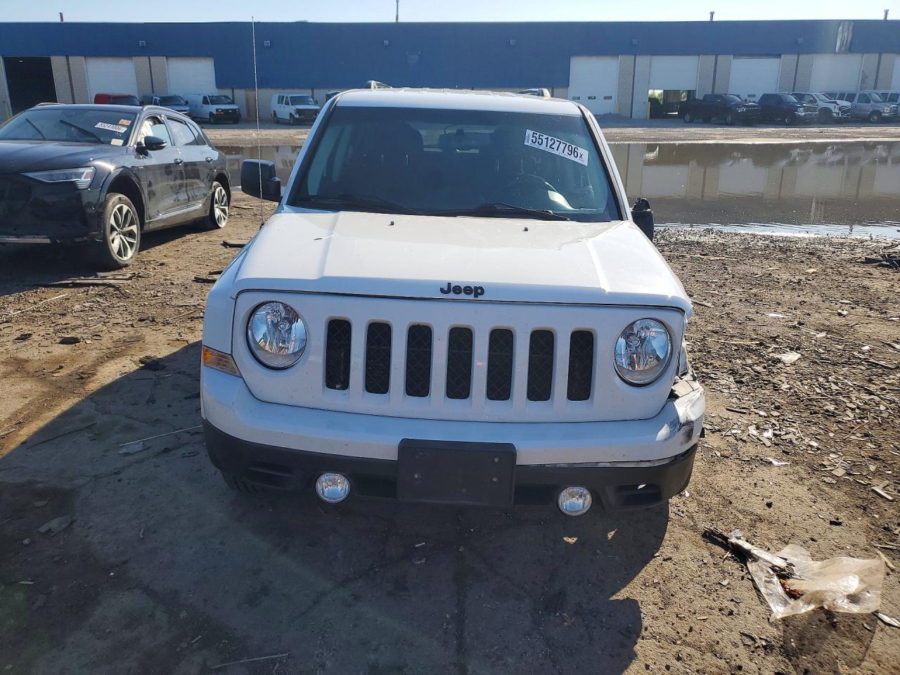 2015 Jeep Patriot White vin: 1C4NJPBA4FD388840