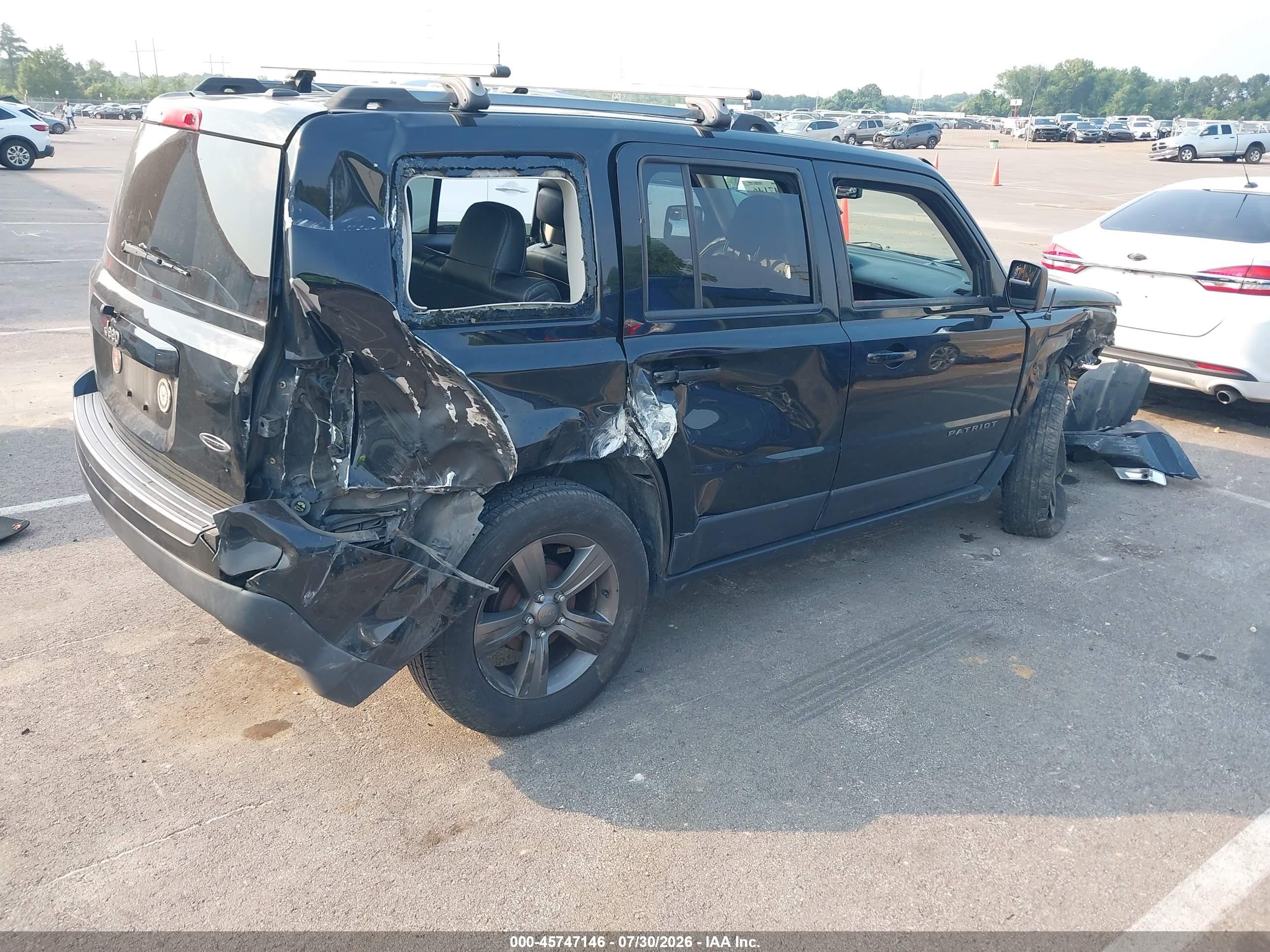 2017 Jeep Patriot Sport Se Black vin: 1C4NJPBA4HD201762