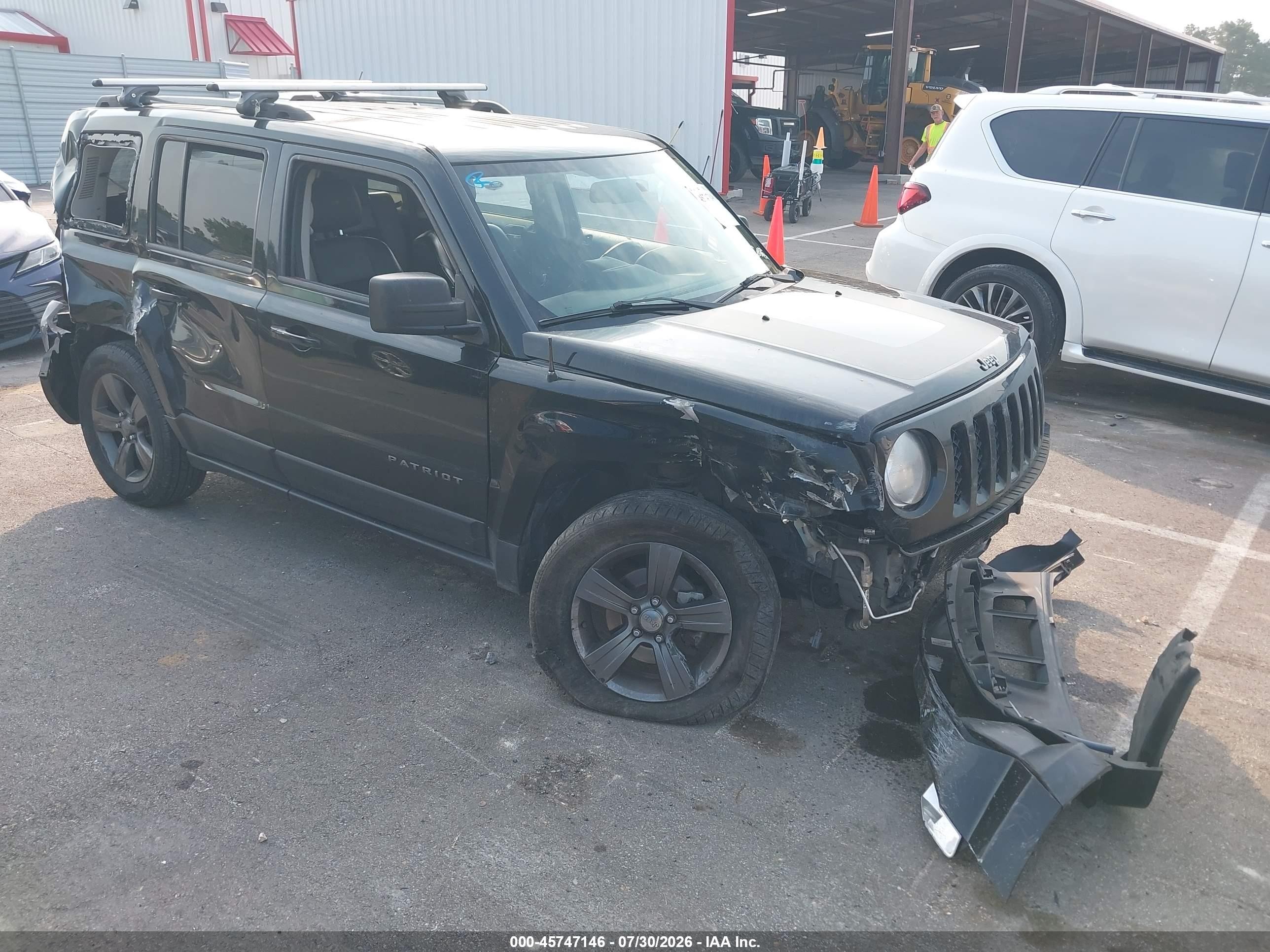 2017 Jeep Patriot Sport Se Черный vin: 1C4NJPBA4HD201762