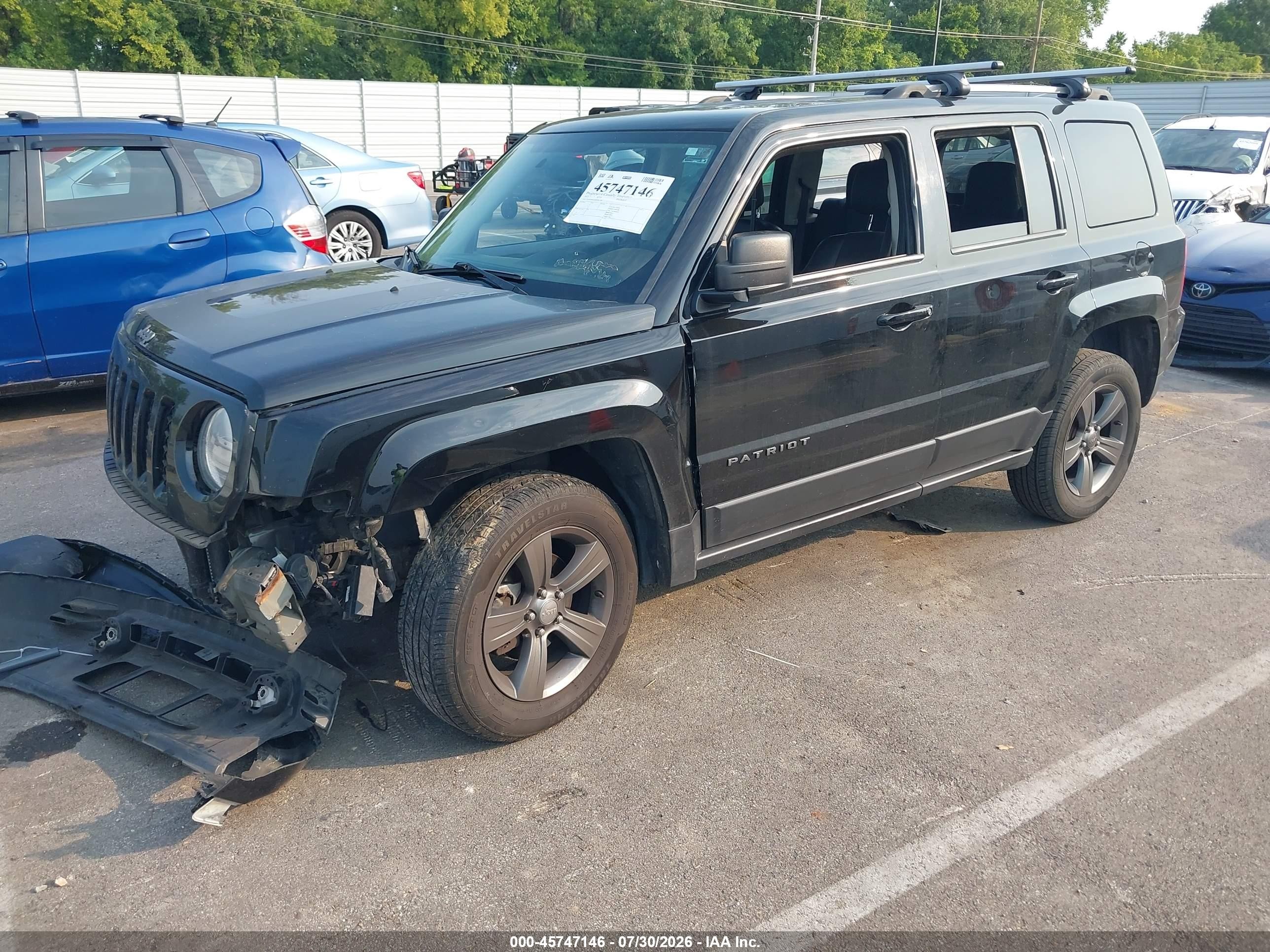 2017 Jeep Patriot Sport Se Black vin: 1C4NJPBA4HD201762