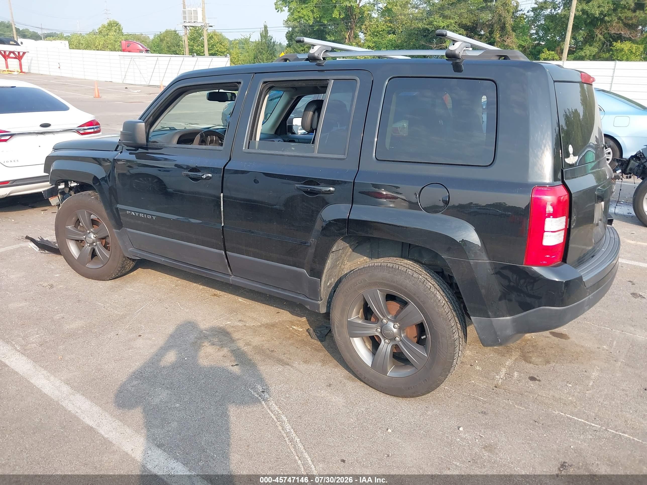 2017 Jeep Patriot Sport Se Black vin: 1C4NJPBA4HD201762