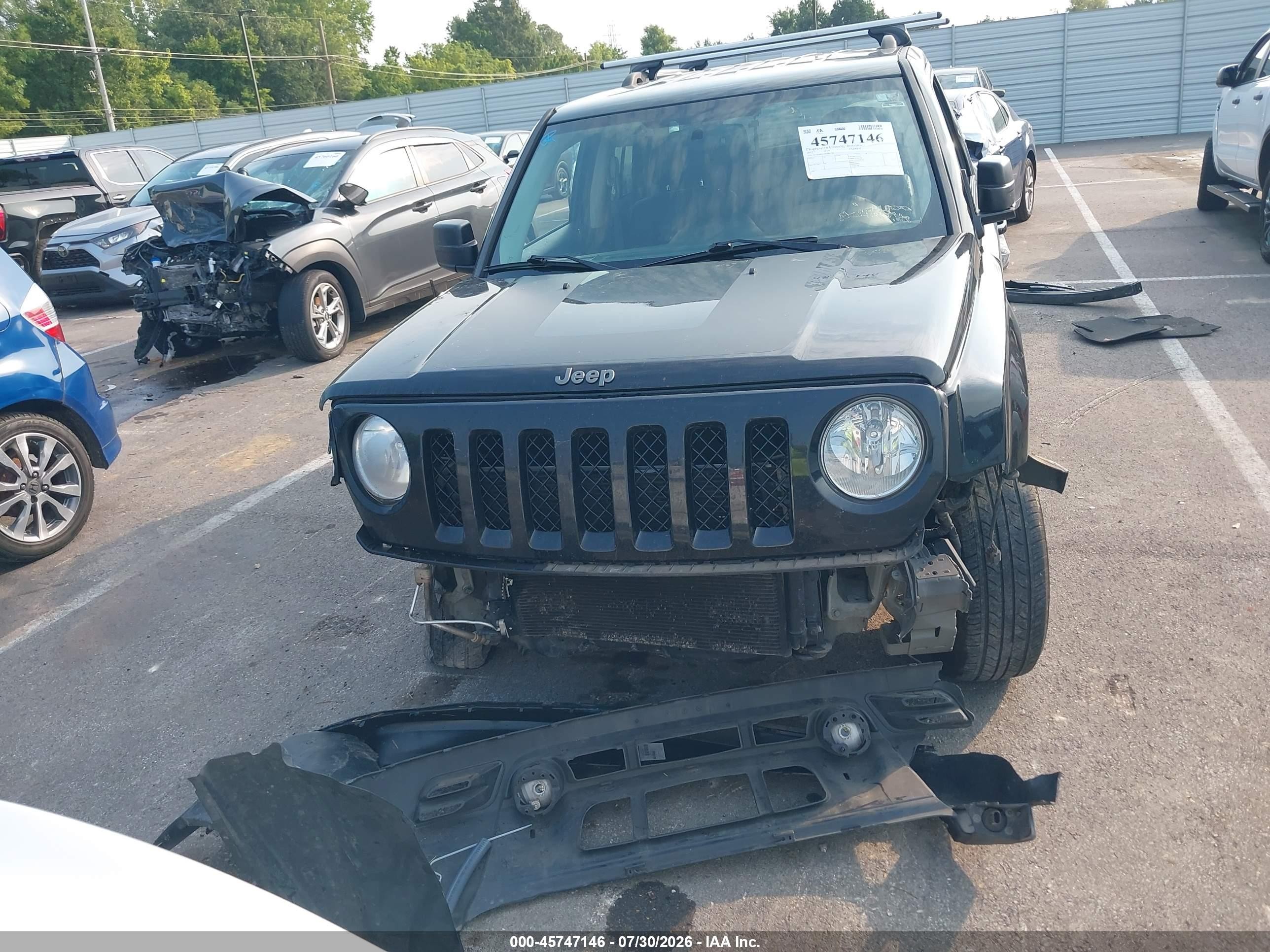 2017 Jeep Patriot Sport Se Black vin: 1C4NJPBA4HD201762