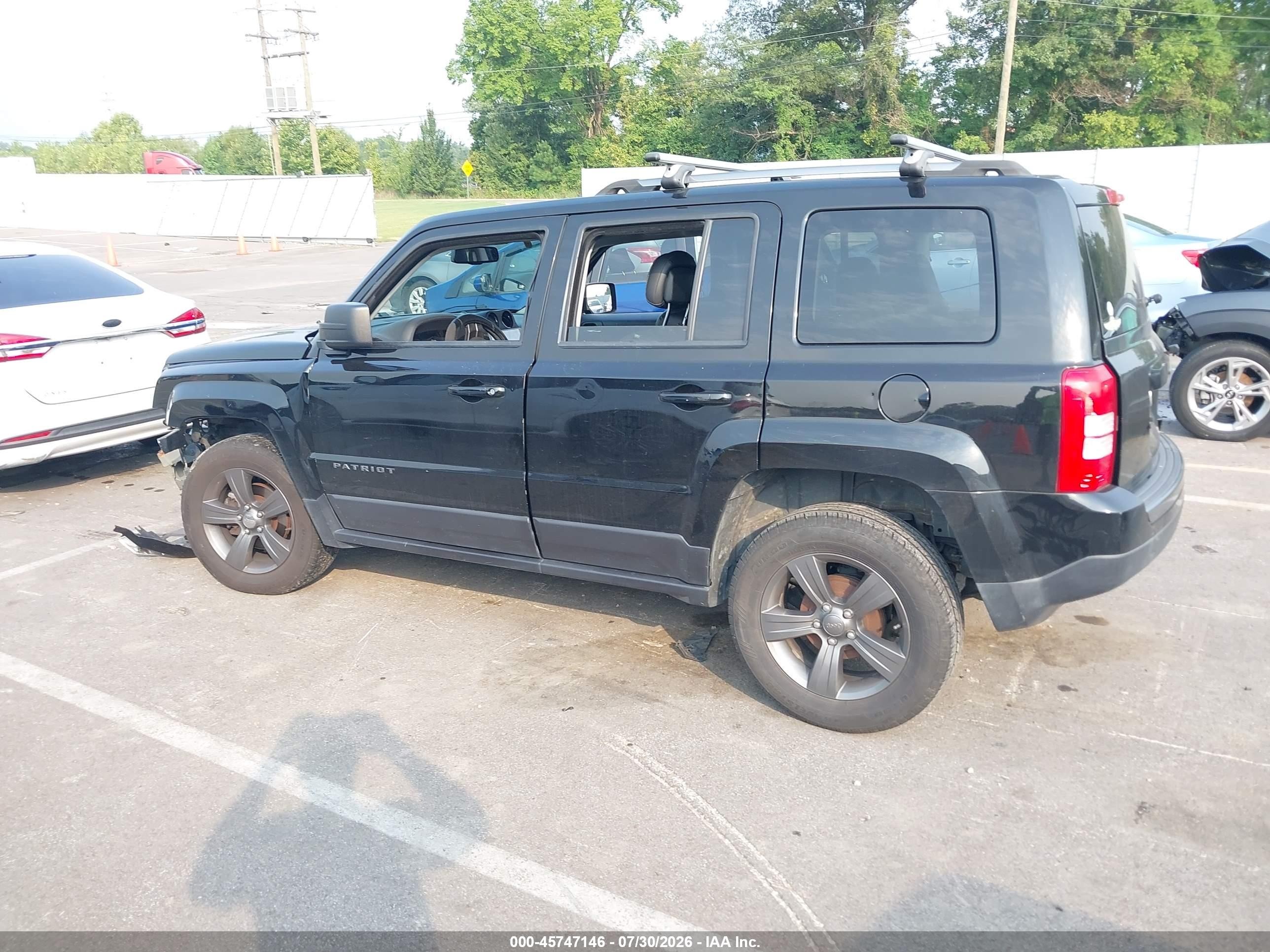 2017 Jeep Patriot Sport Se Black vin: 1C4NJPBA4HD201762