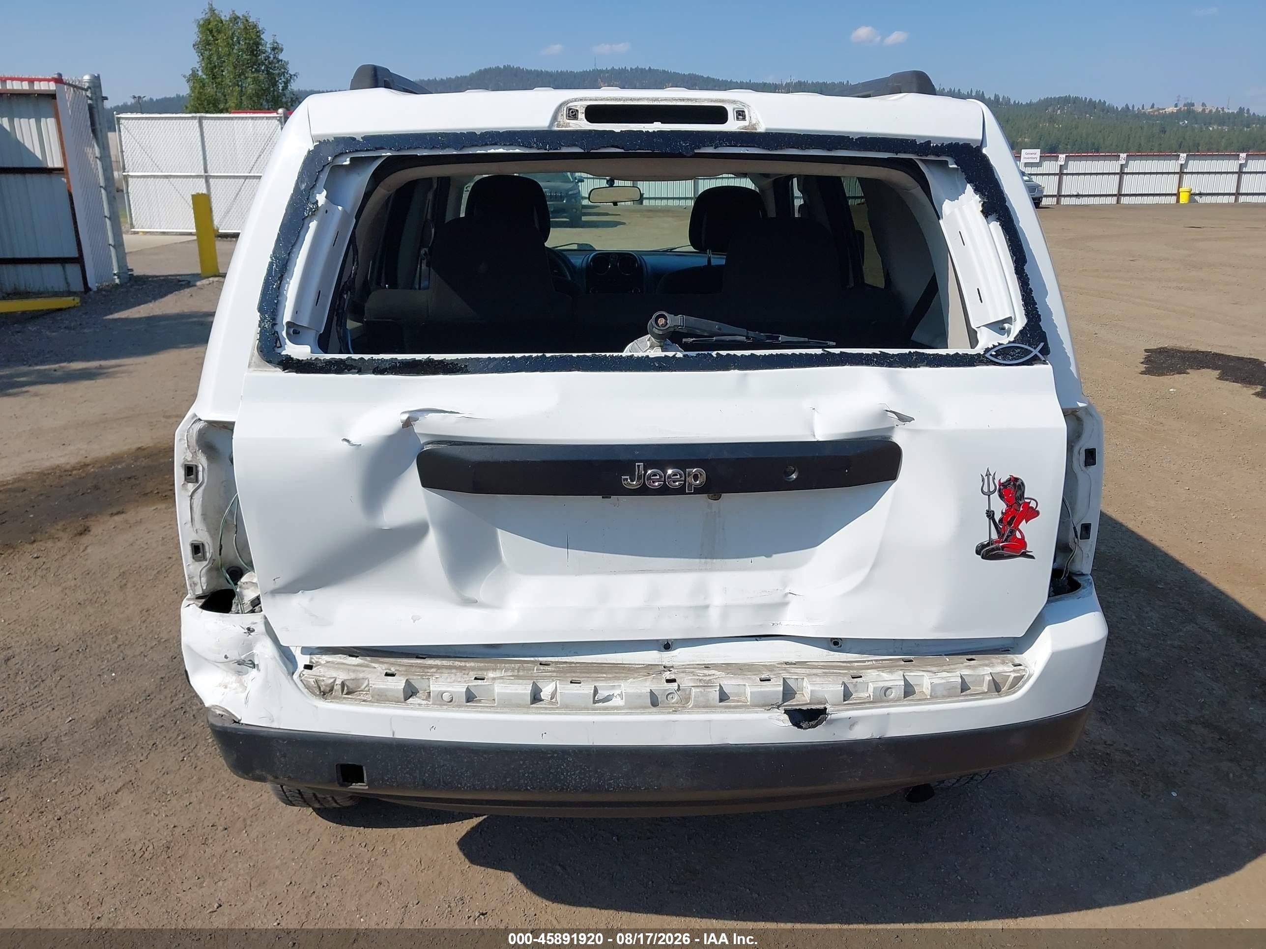 2012 Jeep Patriot Sport Белый vin: 1C4NJPBA5CD511847