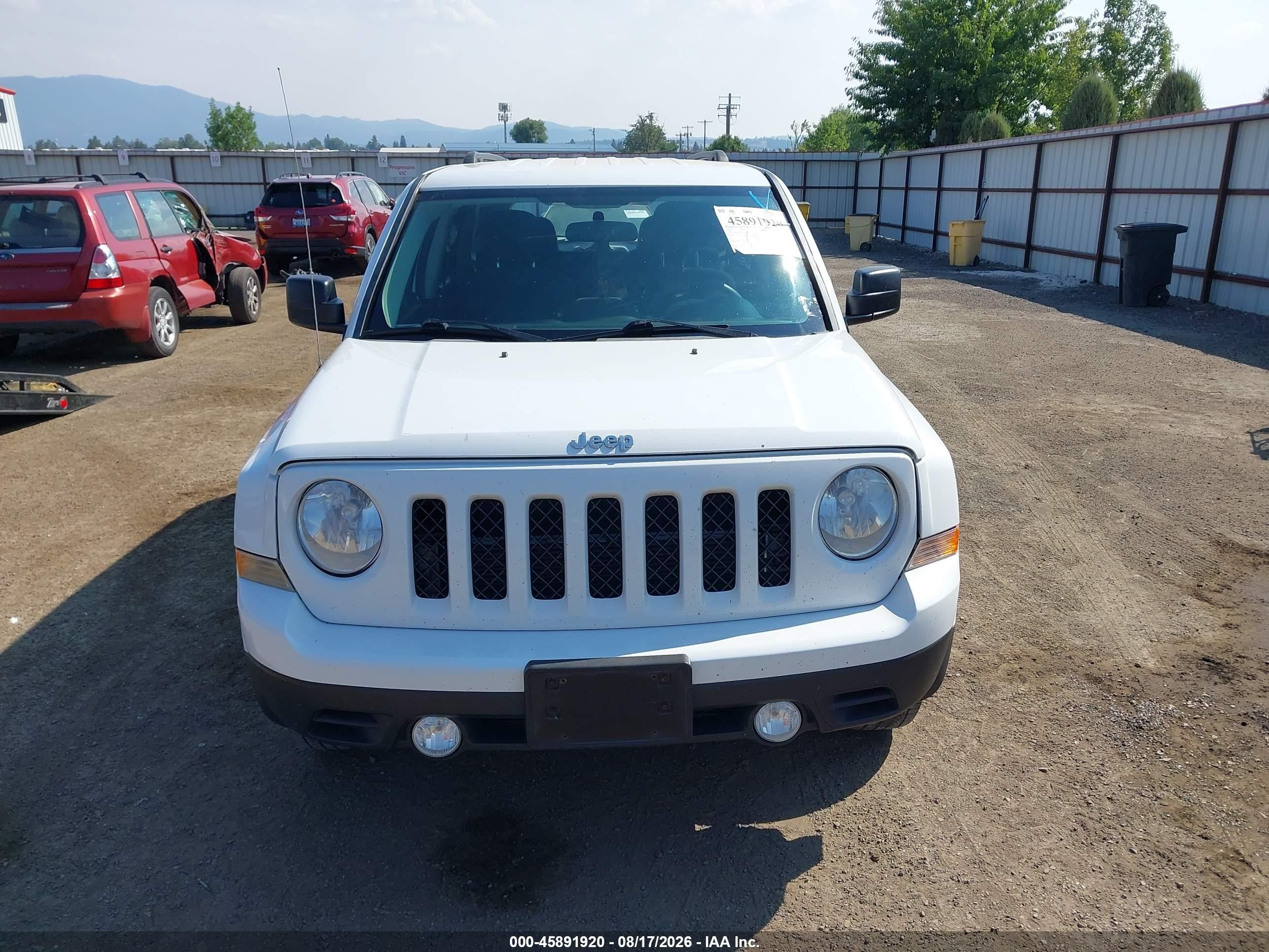 2012 Jeep Patriot Sport Белый vin: 1C4NJPBA5CD511847