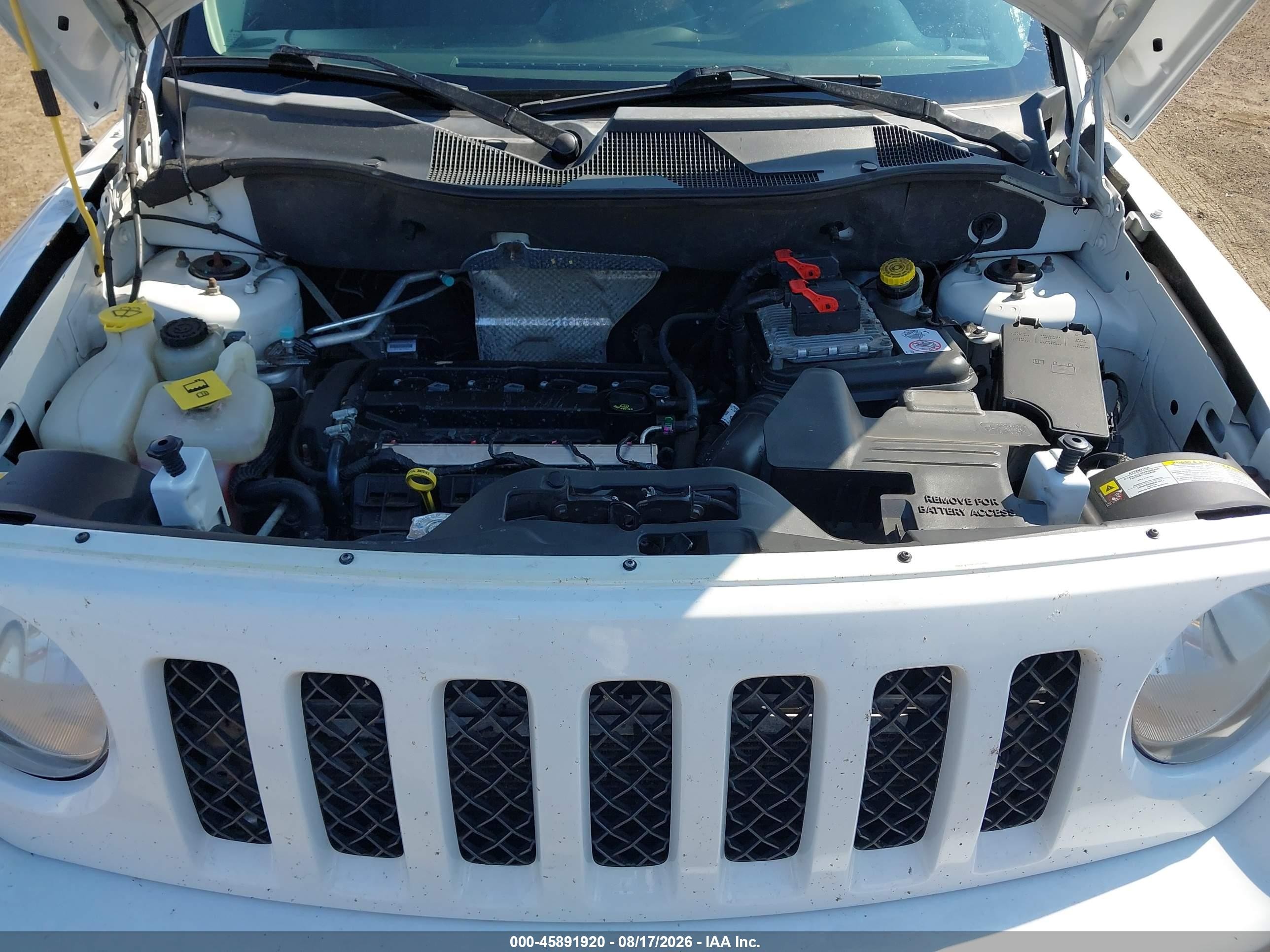 2012 Jeep Patriot Sport Белый vin: 1C4NJPBA5CD511847