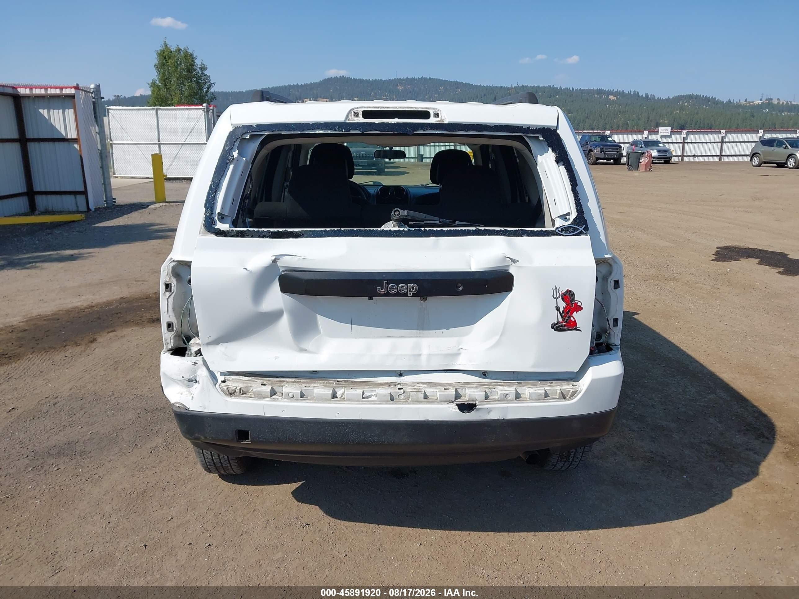 2012 Jeep Patriot Sport Белый vin: 1C4NJPBA5CD511847