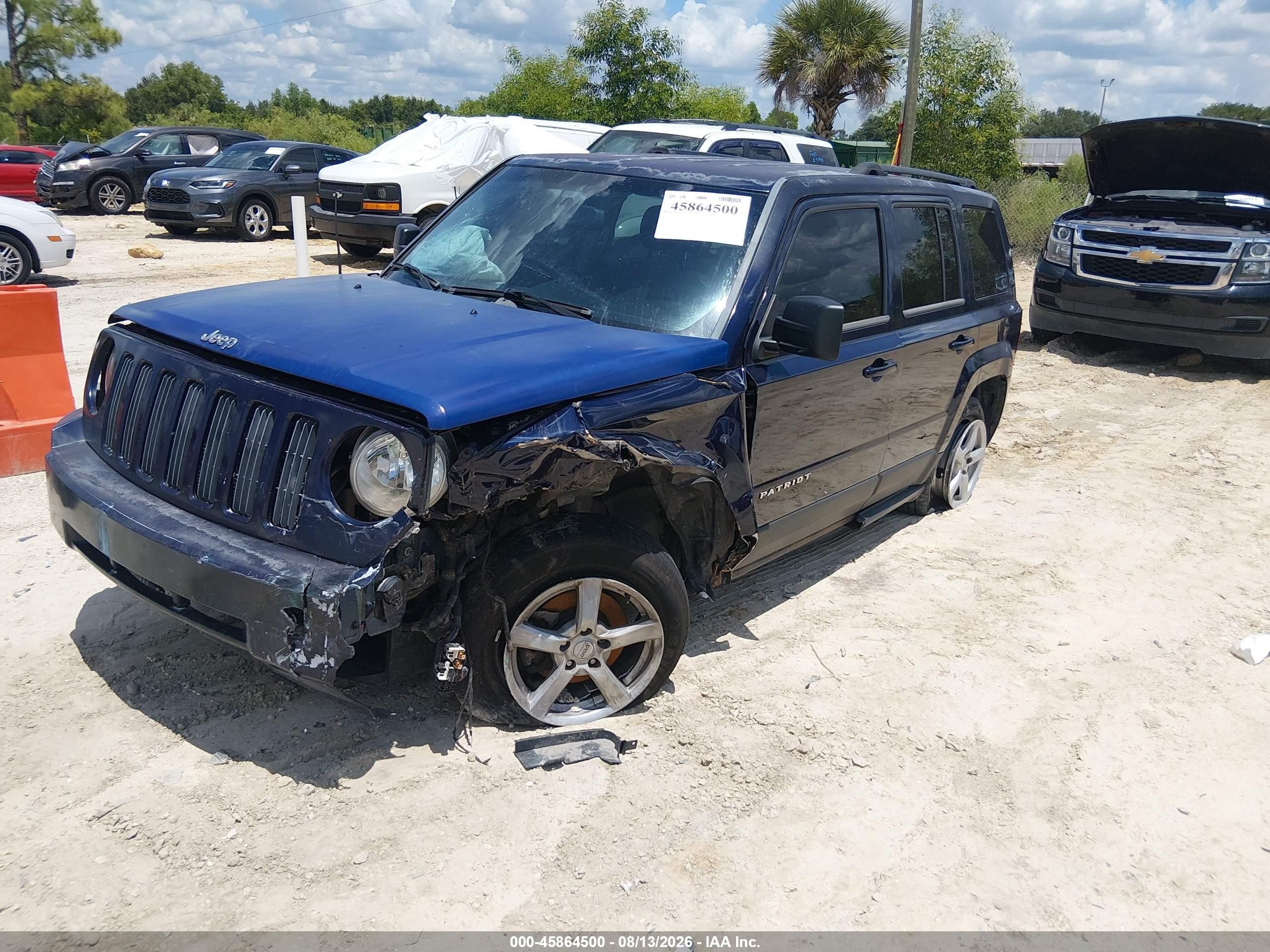 2012 Jeep Patriot Sport Blue vin: 1C4NJPBA5CD684011