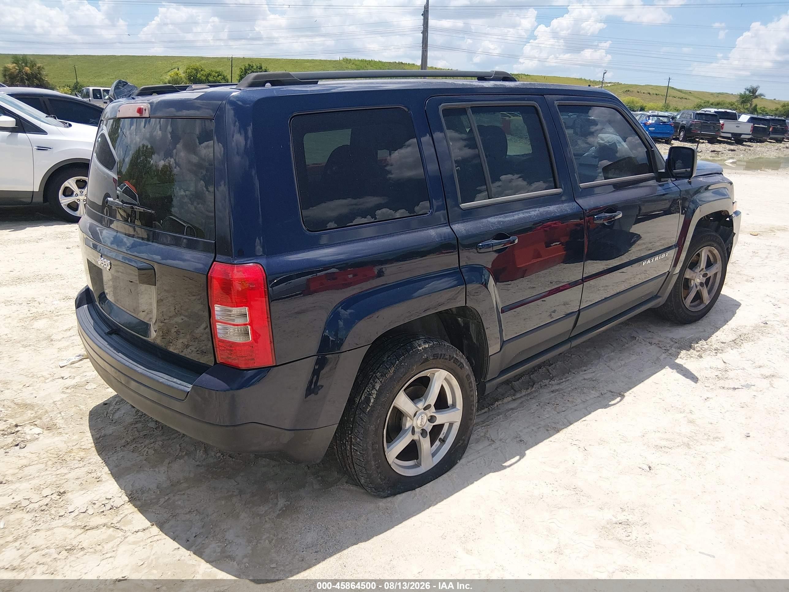 2012 Jeep Patriot Sport Blue vin: 1C4NJPBA5CD684011