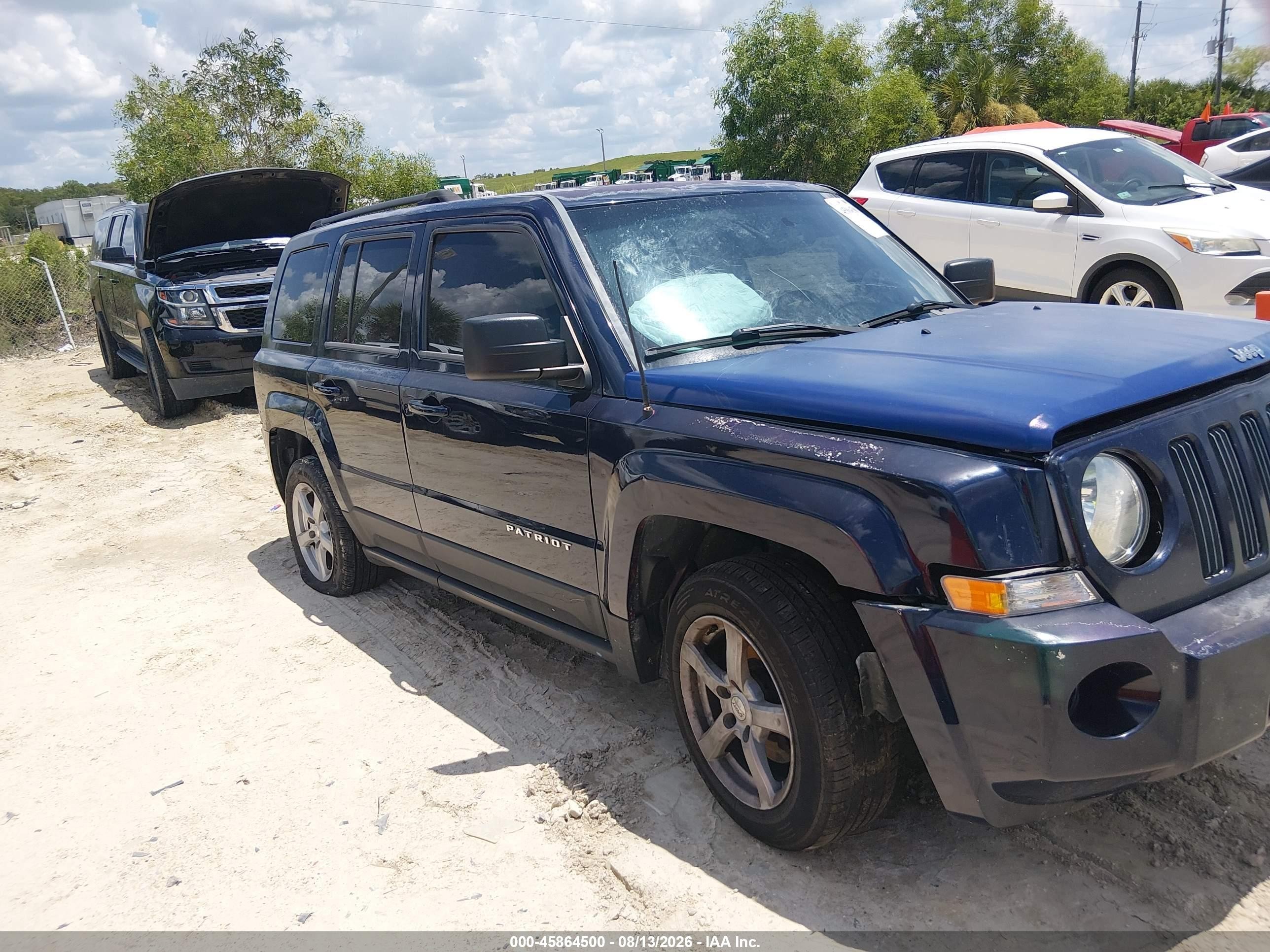 2012 Jeep Patriot Sport Blue vin: 1C4NJPBA5CD684011