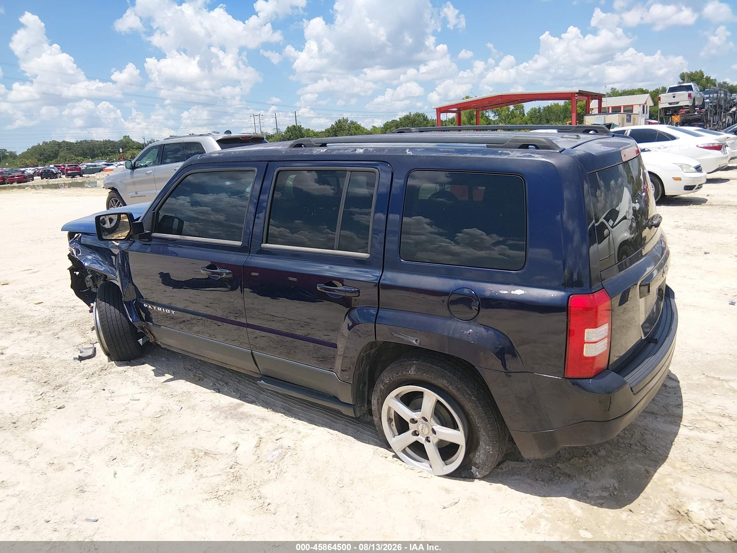 2012 Jeep Patriot Sport Blue vin: 1C4NJPBA5CD684011