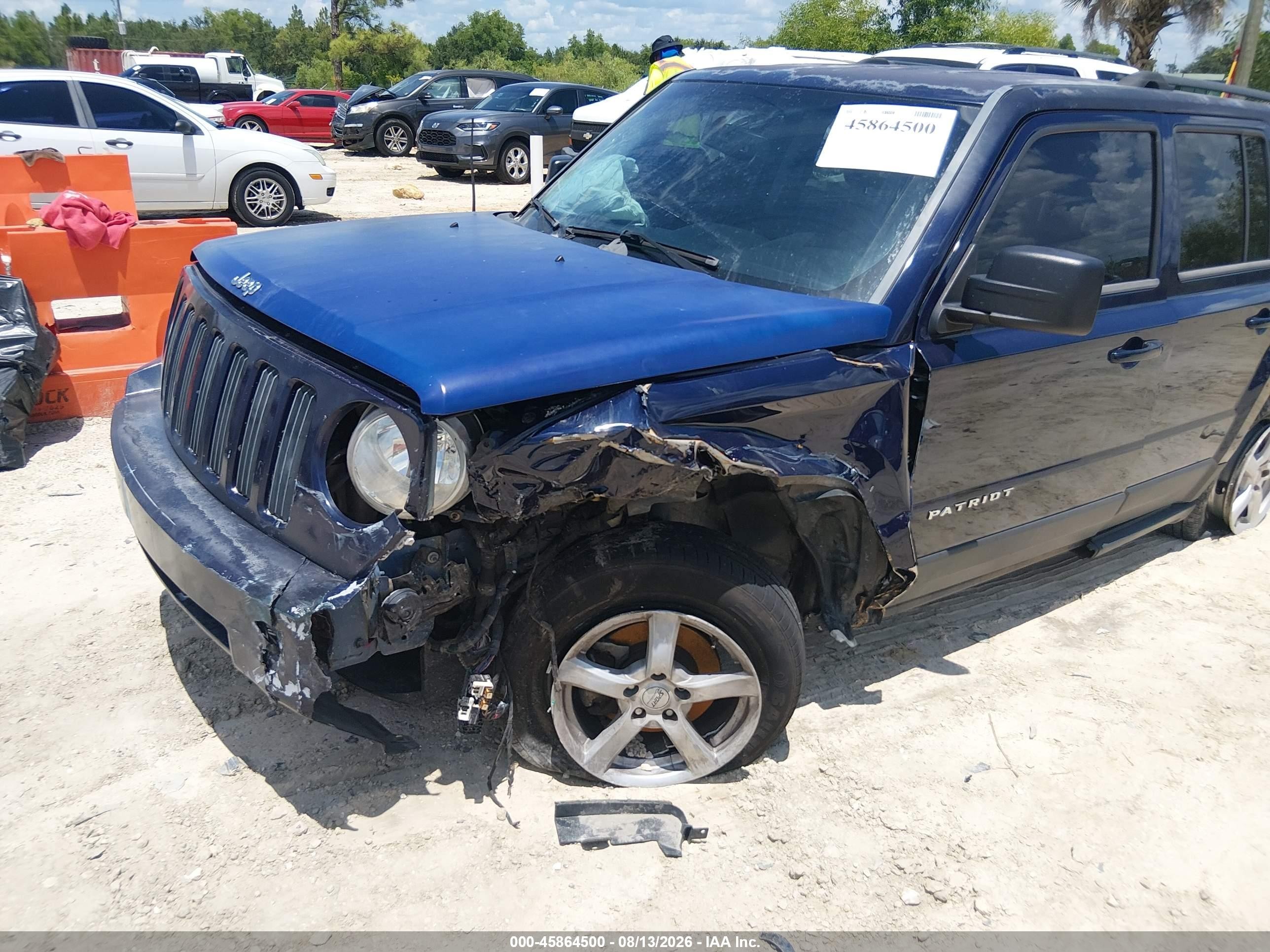2012 Jeep Patriot Sport Blue vin: 1C4NJPBA5CD684011
