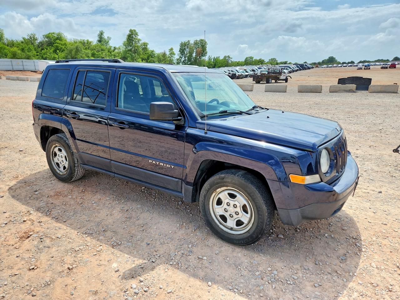 2013 Jeep Patriot Sport Синий vin: 1C4NJPBA5DD210951