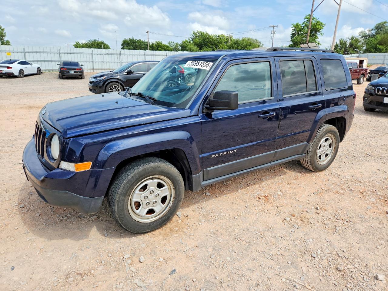 2013 Jeep Patriot Sport Blue vin: 1C4NJPBA5DD210951