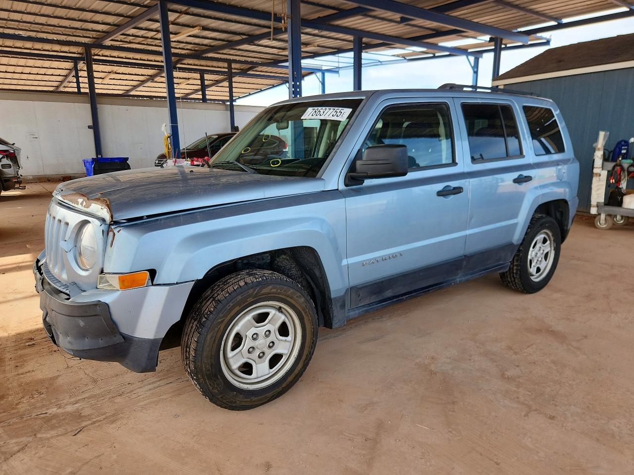 2013 Jeep Patriot Sport Blue vin: 1C4NJPBA5DD246851
