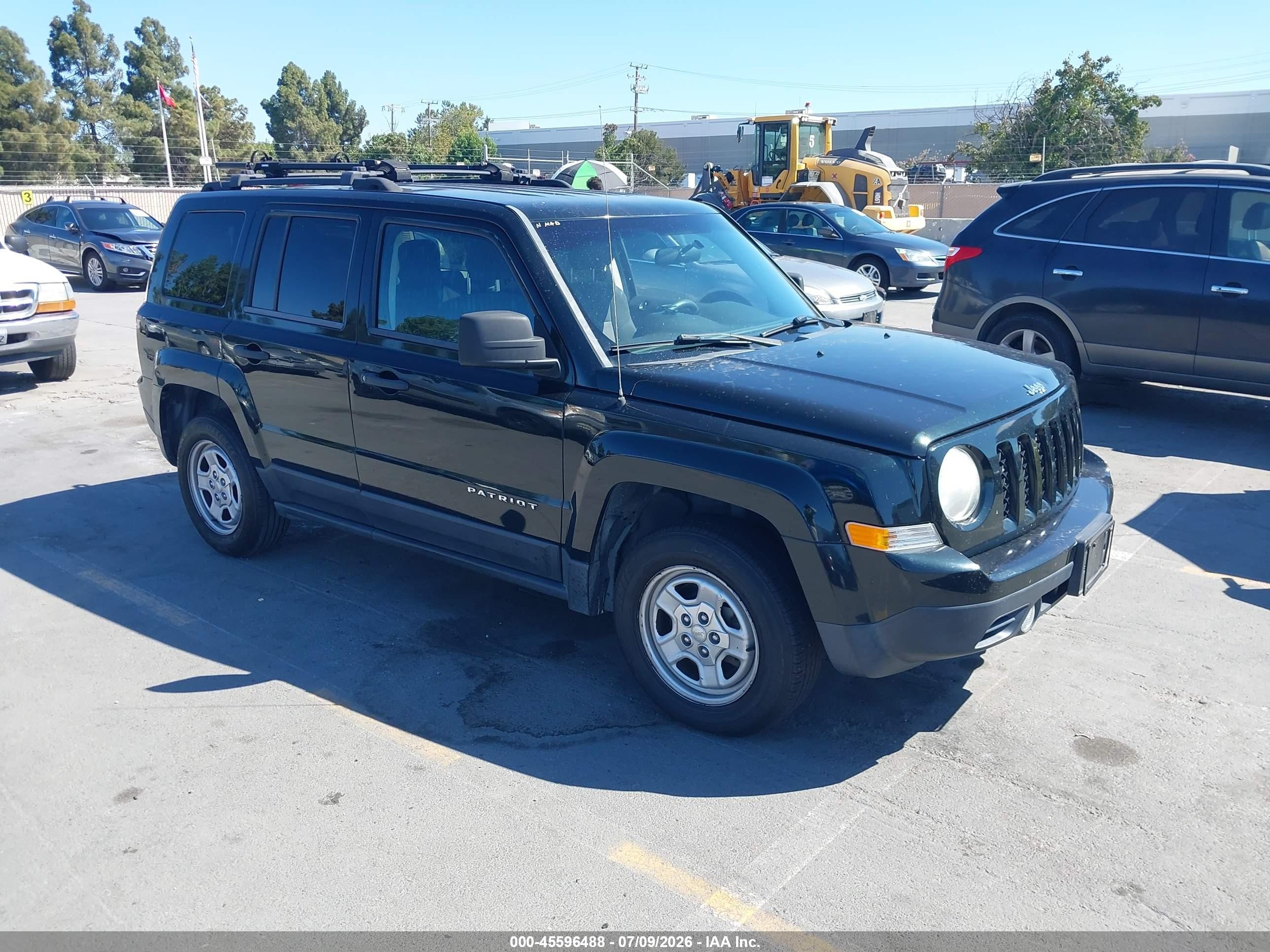2013 Jeep Patriot Sport Green vin: 1C4NJPBA5DD254464