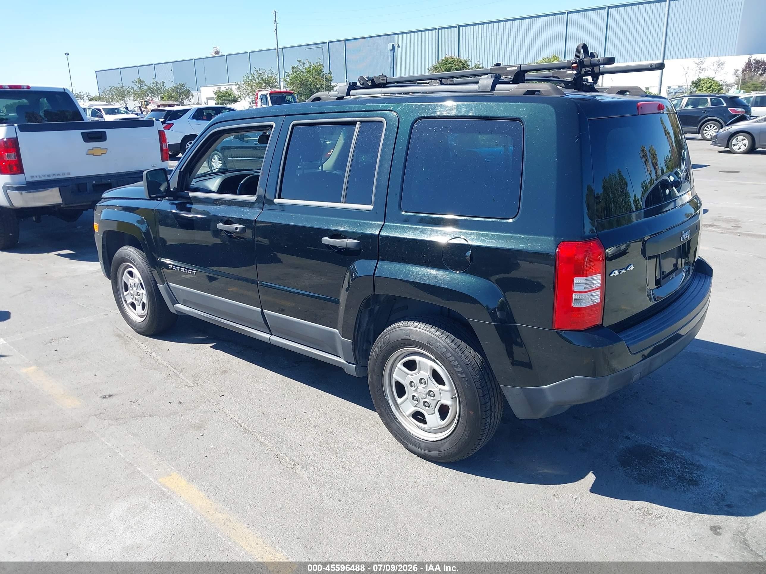 2013 Jeep Patriot Sport Green vin: 1C4NJPBA5DD254464