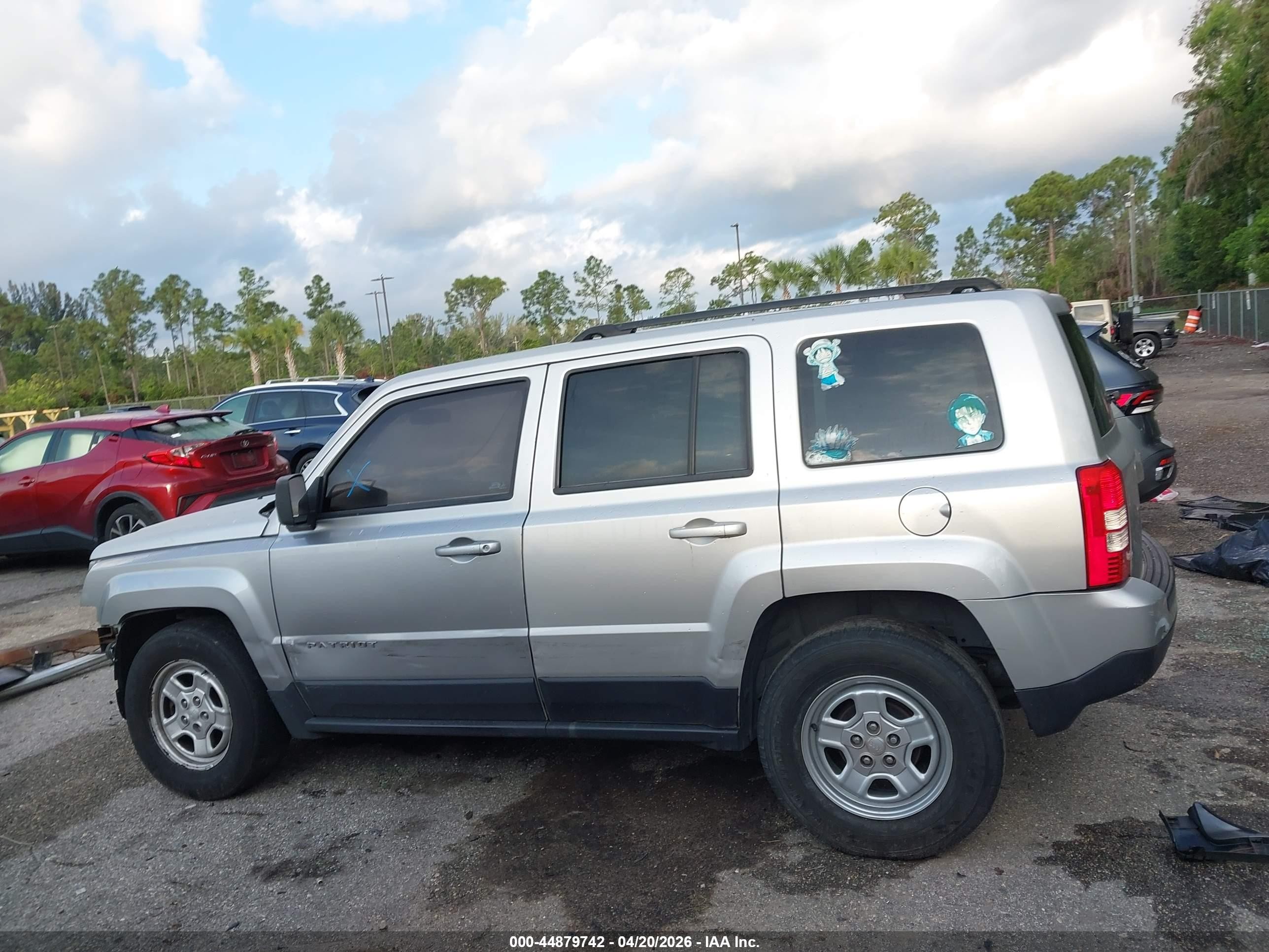 2014 Jeep Patriot Sport Серебряный vin: 1C4NJPBA5ED509647