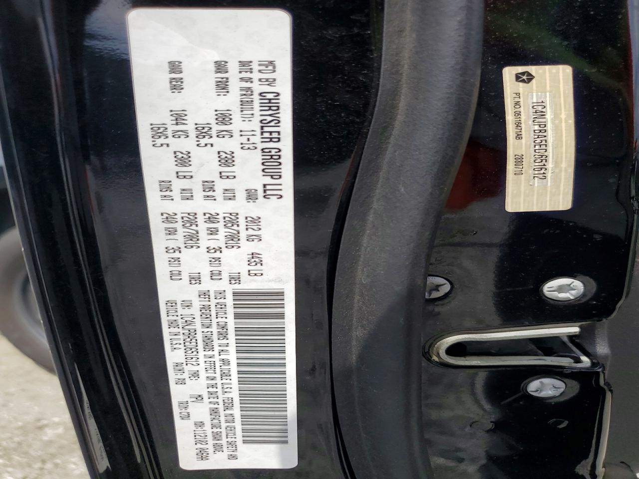 2014 Jeep Patriot Sport Black vin: 1C4NJPBA5ED651612